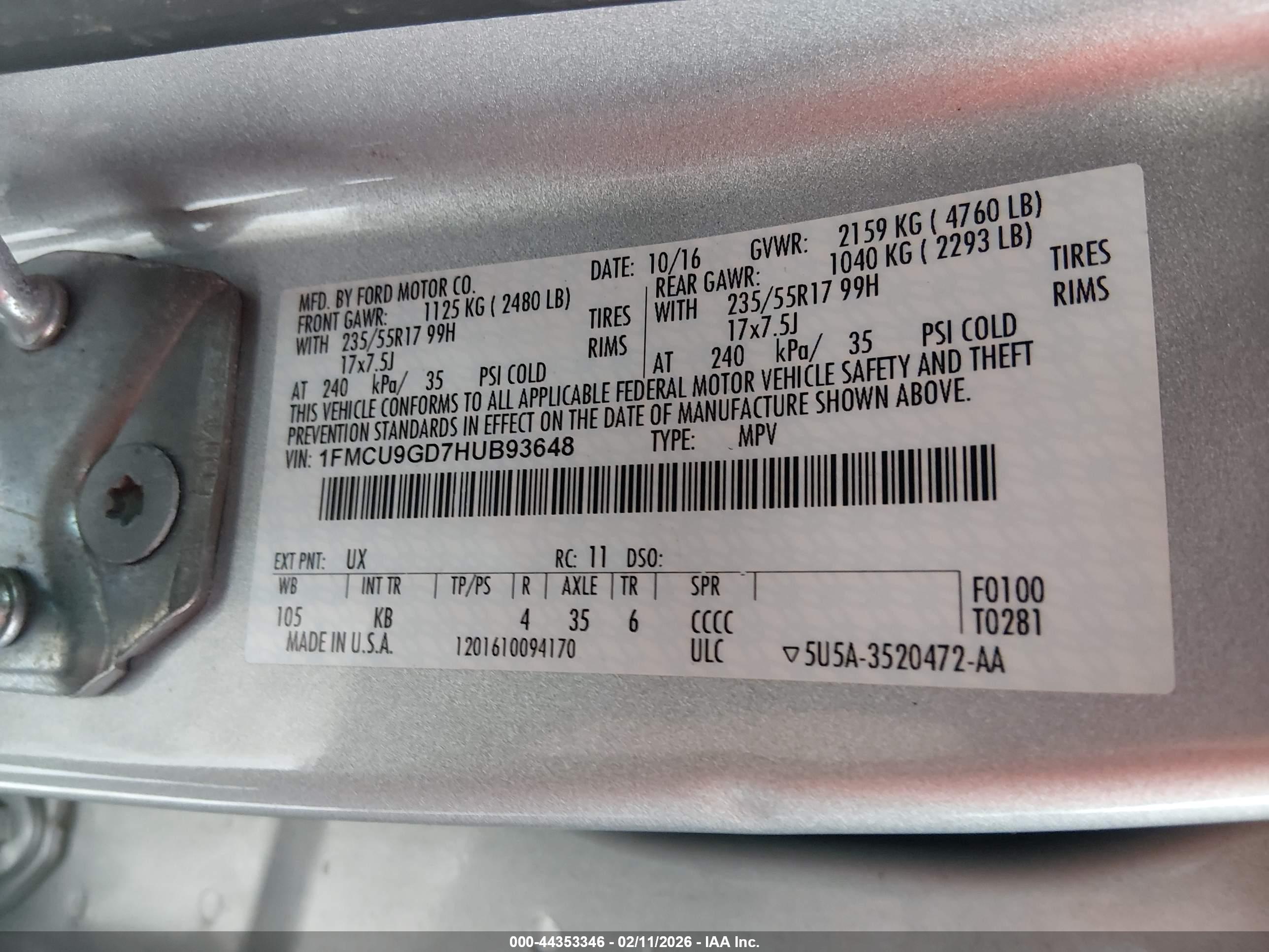 FORD ESCAPE image 9