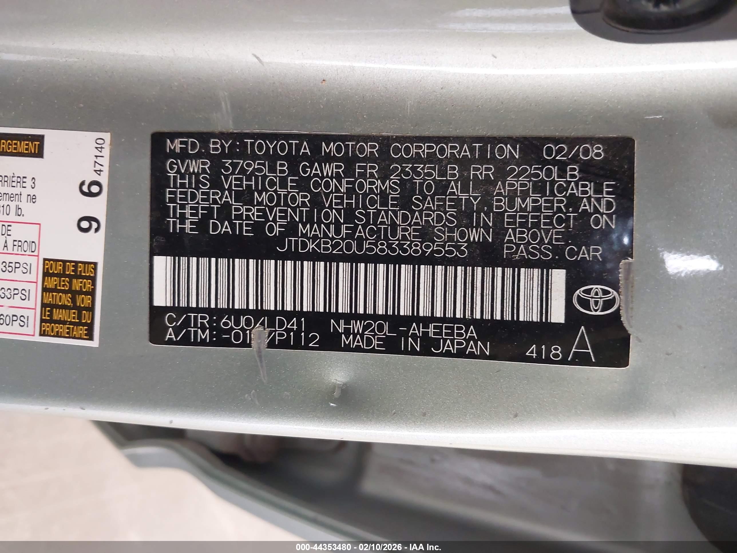 TOYOTA PRIUS image 9