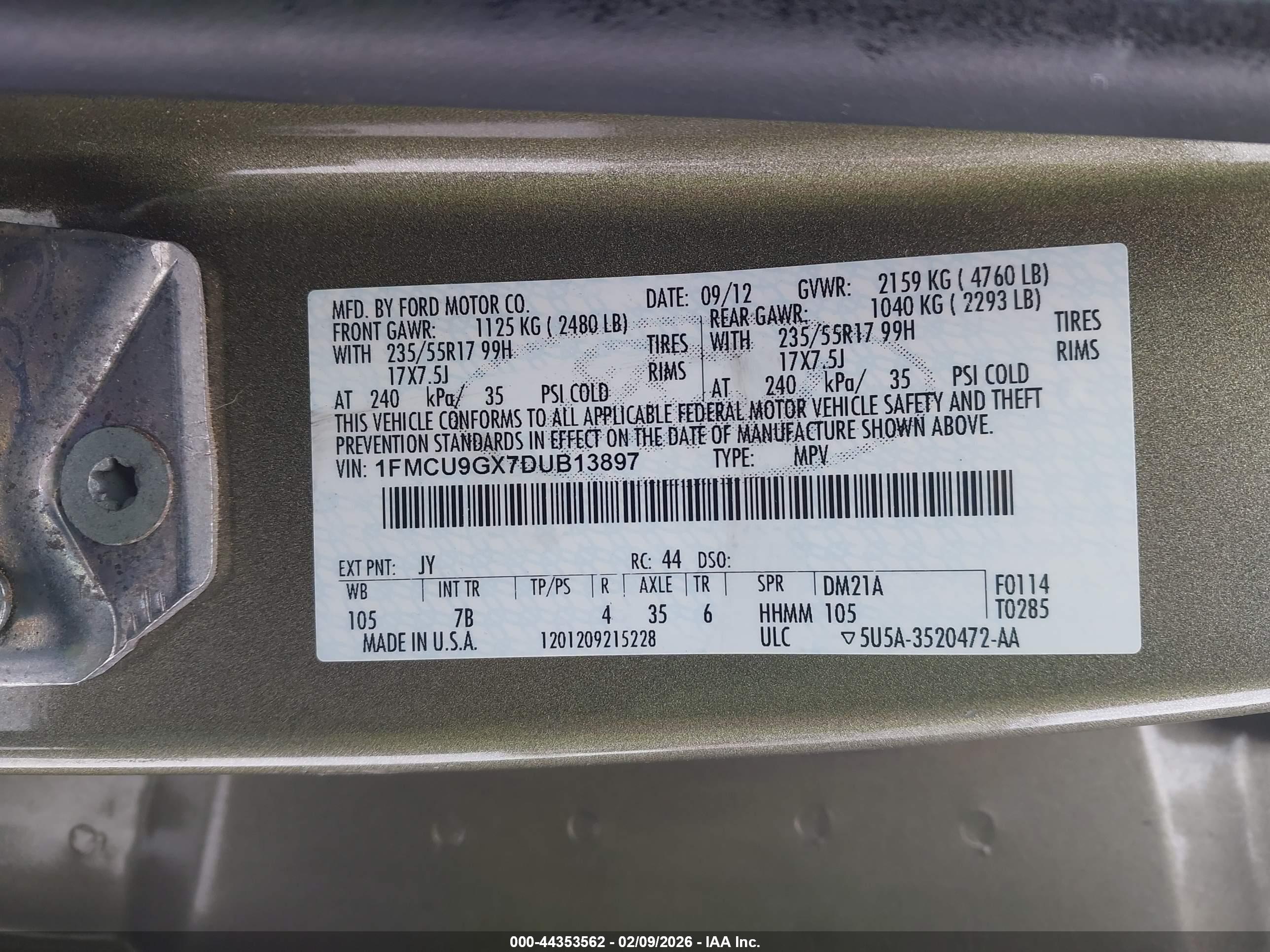 FORD ESCAPE image 9