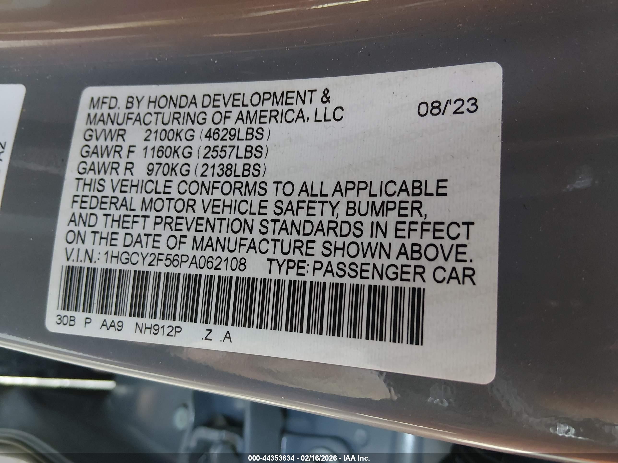 HONDA ACCORD image 9