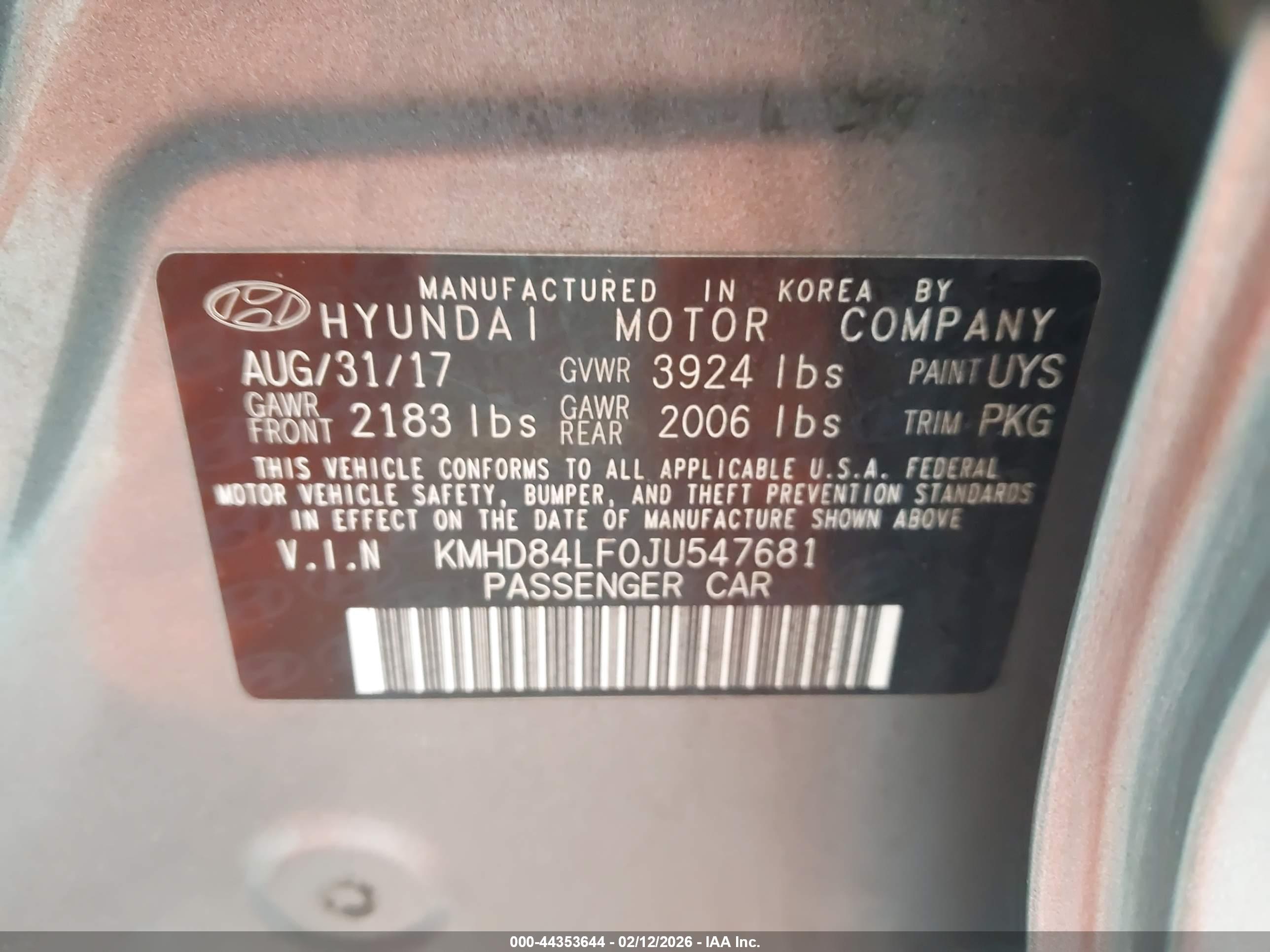 HYUNDAI ELANTRA image 9