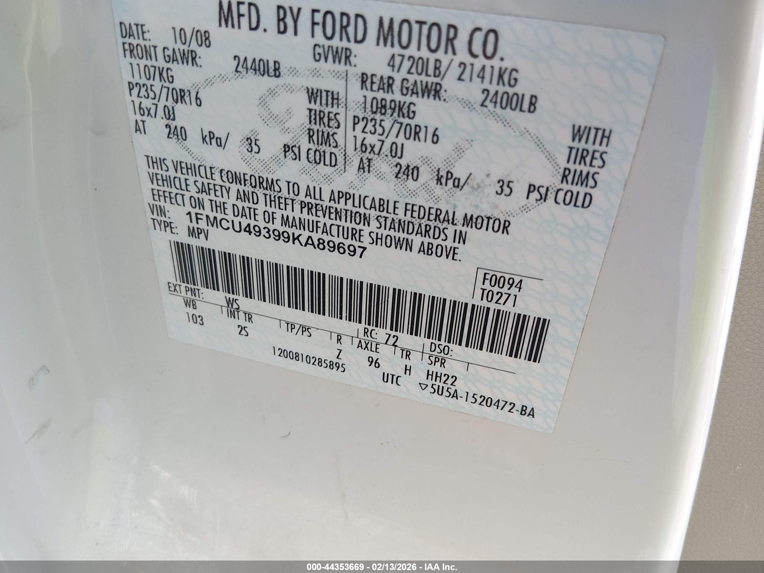 FORD ESCAPE image 9