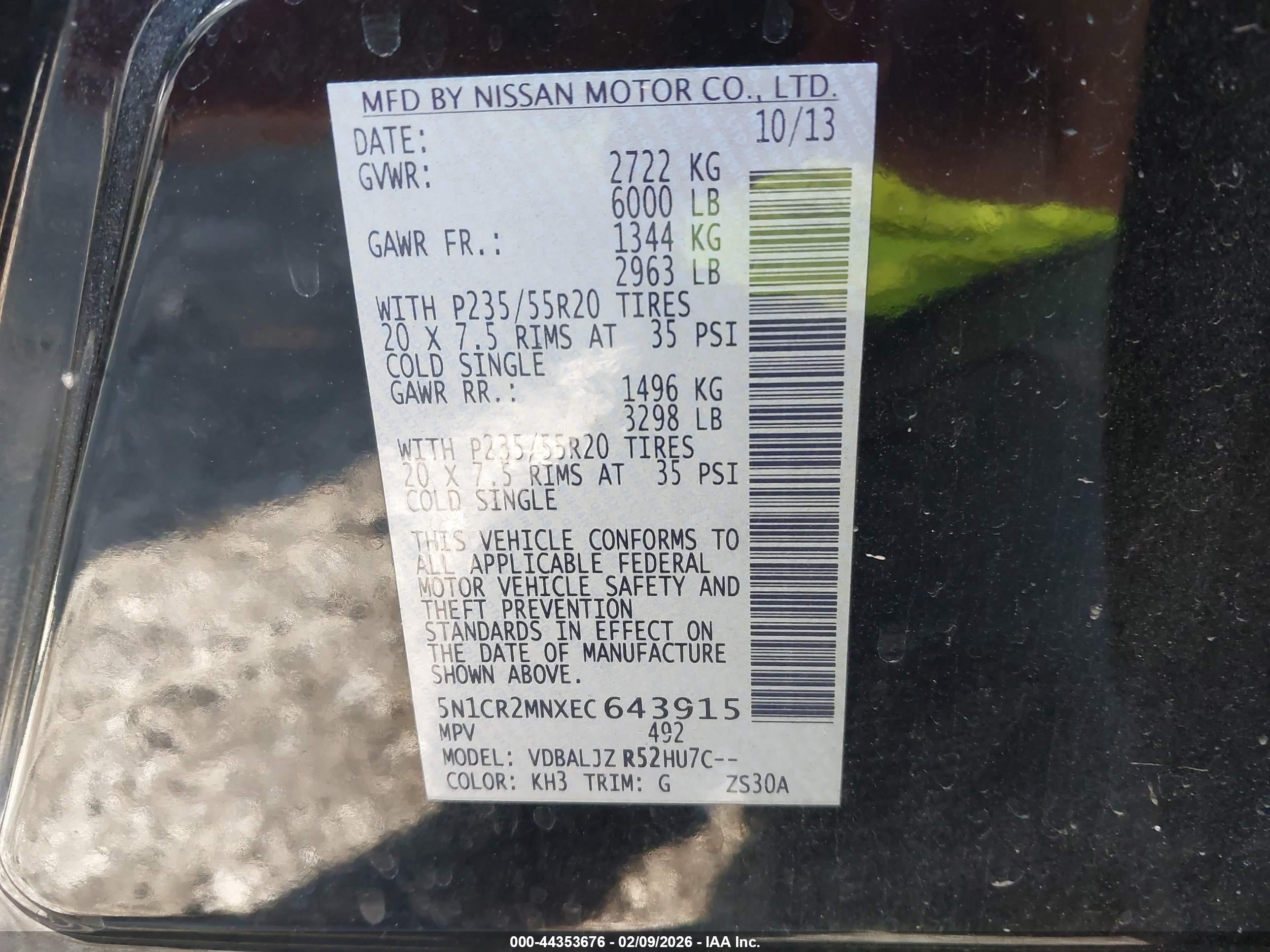 NISSAN PATHFINDER image 9