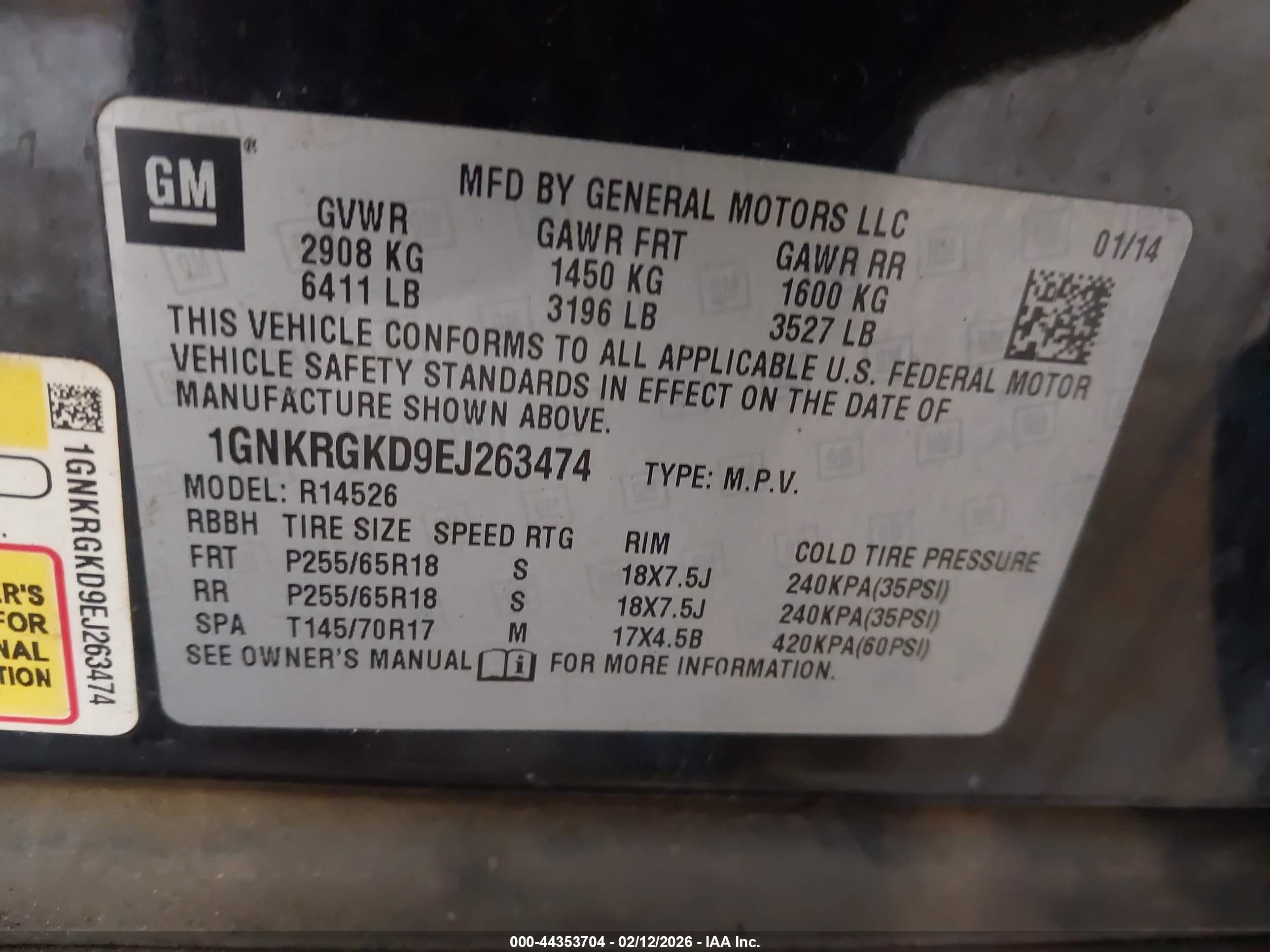 CHEVROLET TRAVERSE image 9