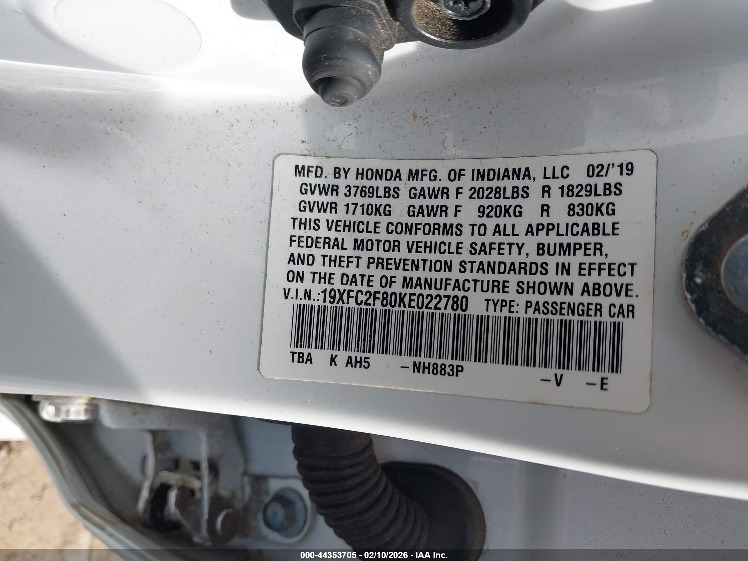 HONDA CIVIC image 9