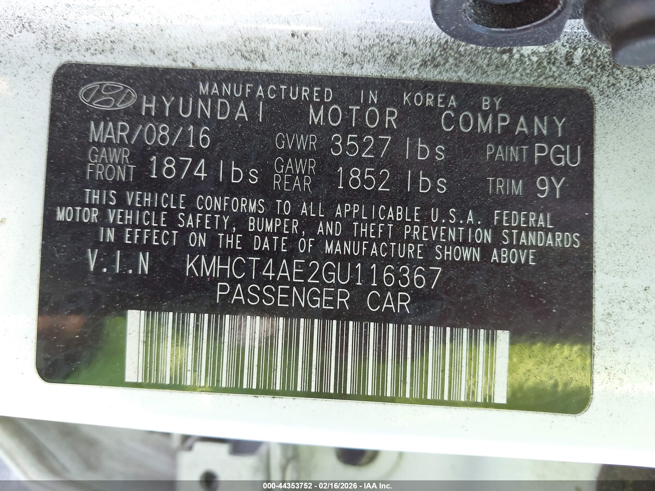 HYUNDAI ACCENT image 9