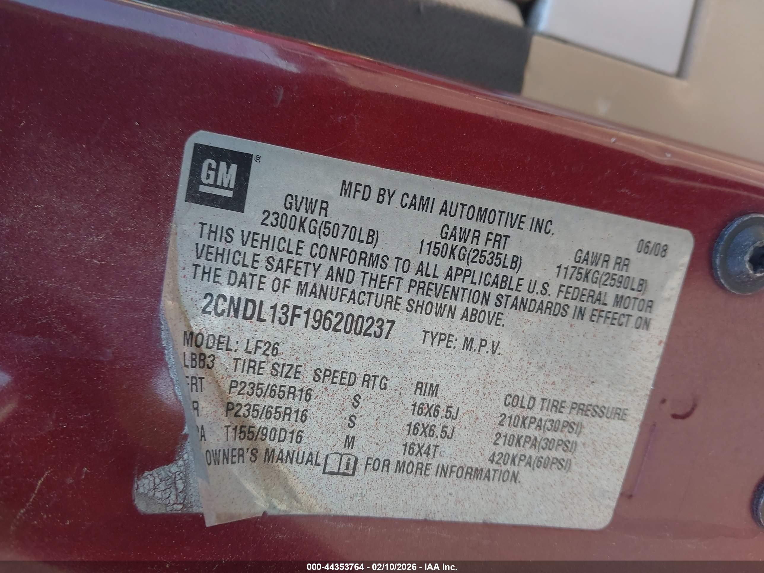 CHEVROLET EQUINOX image 9