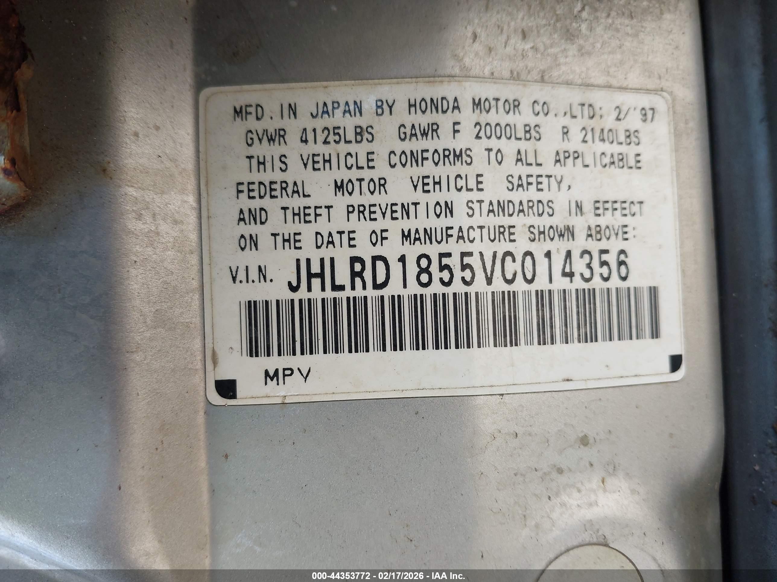 HONDA CR-V image 9