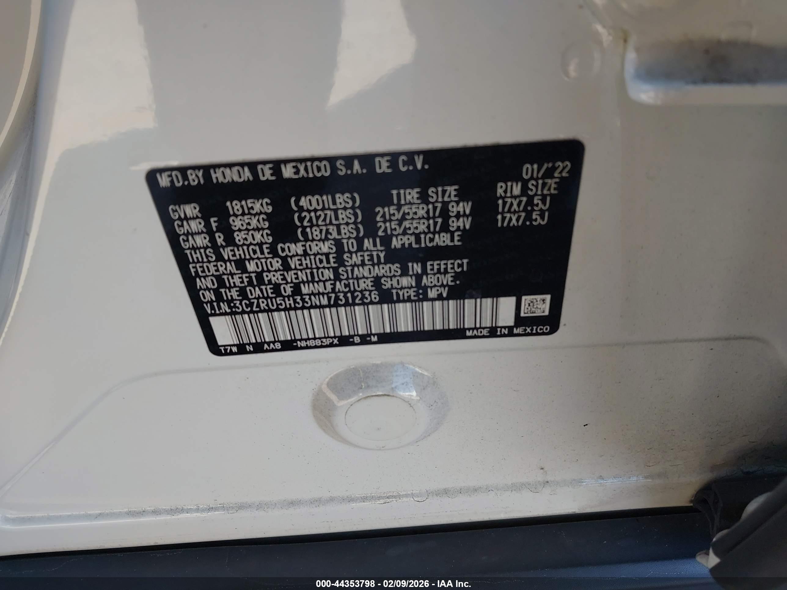 HONDA HR-V image 9