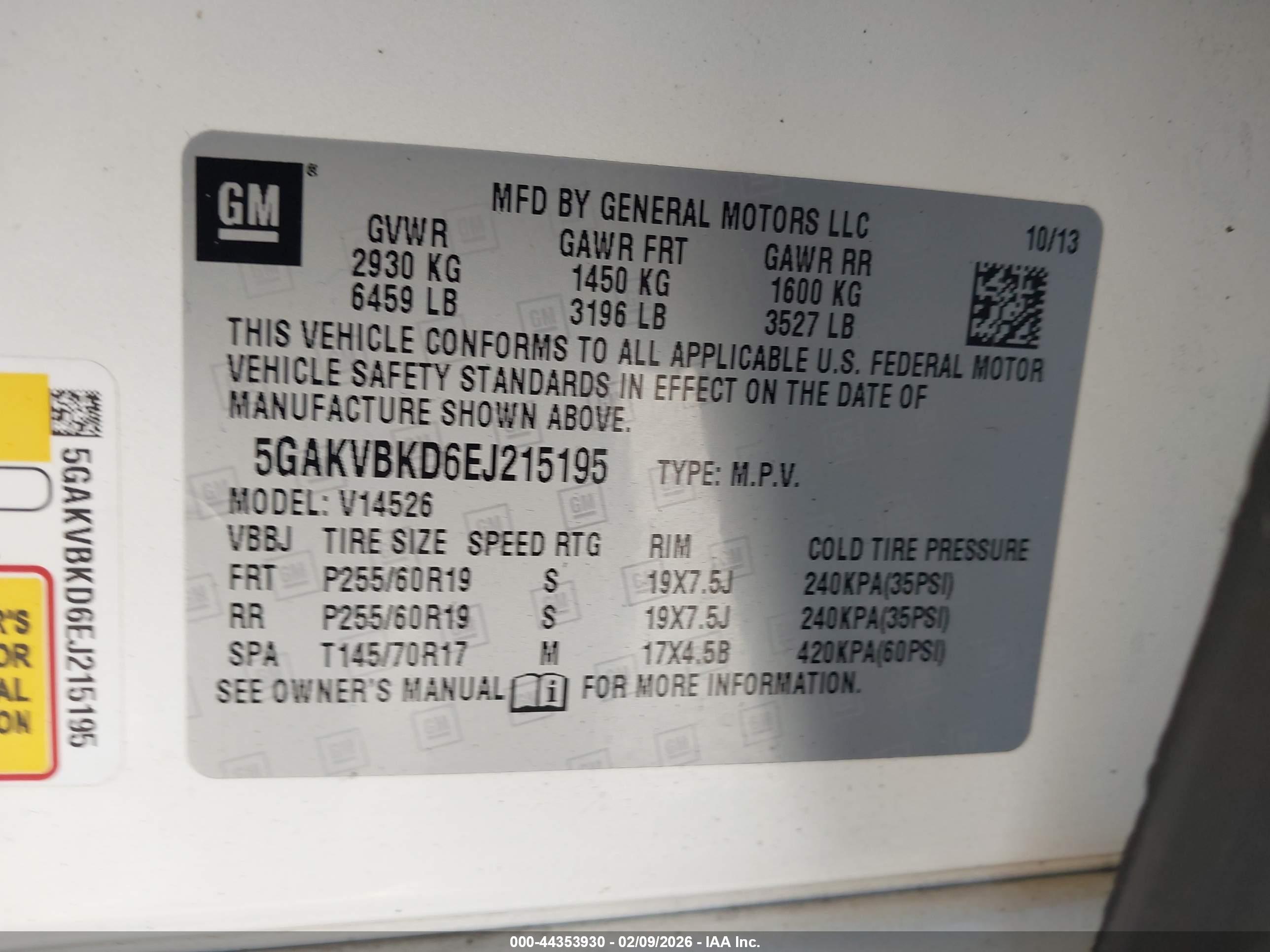 BUICK ENCLAVE image 9