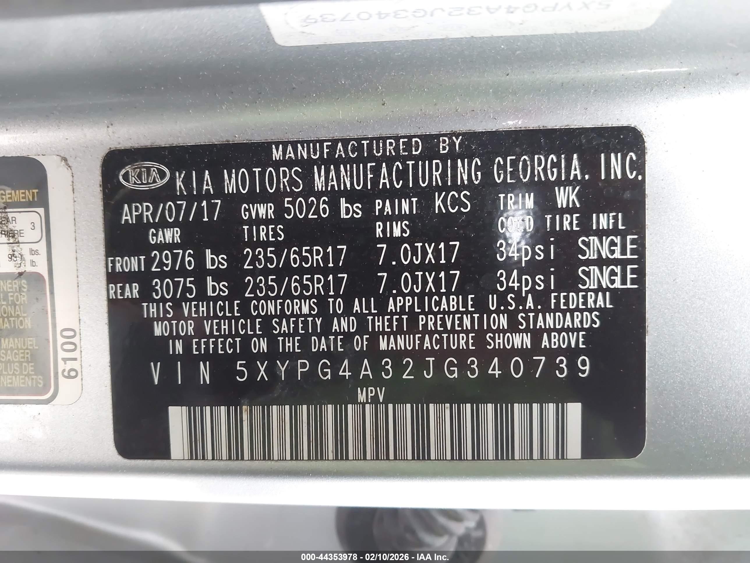 KIA SORENTO image 9