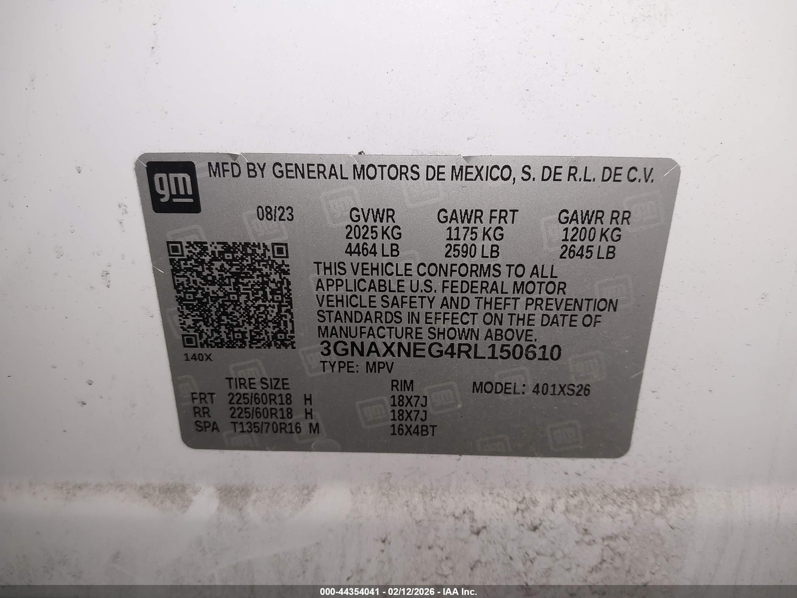 CHEVROLET EQUINOX image 9