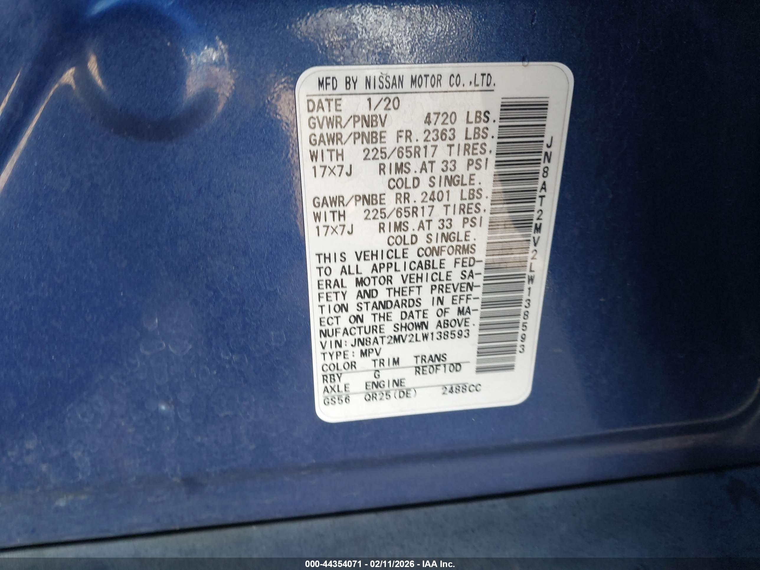 NISSAN ROGUE image 9