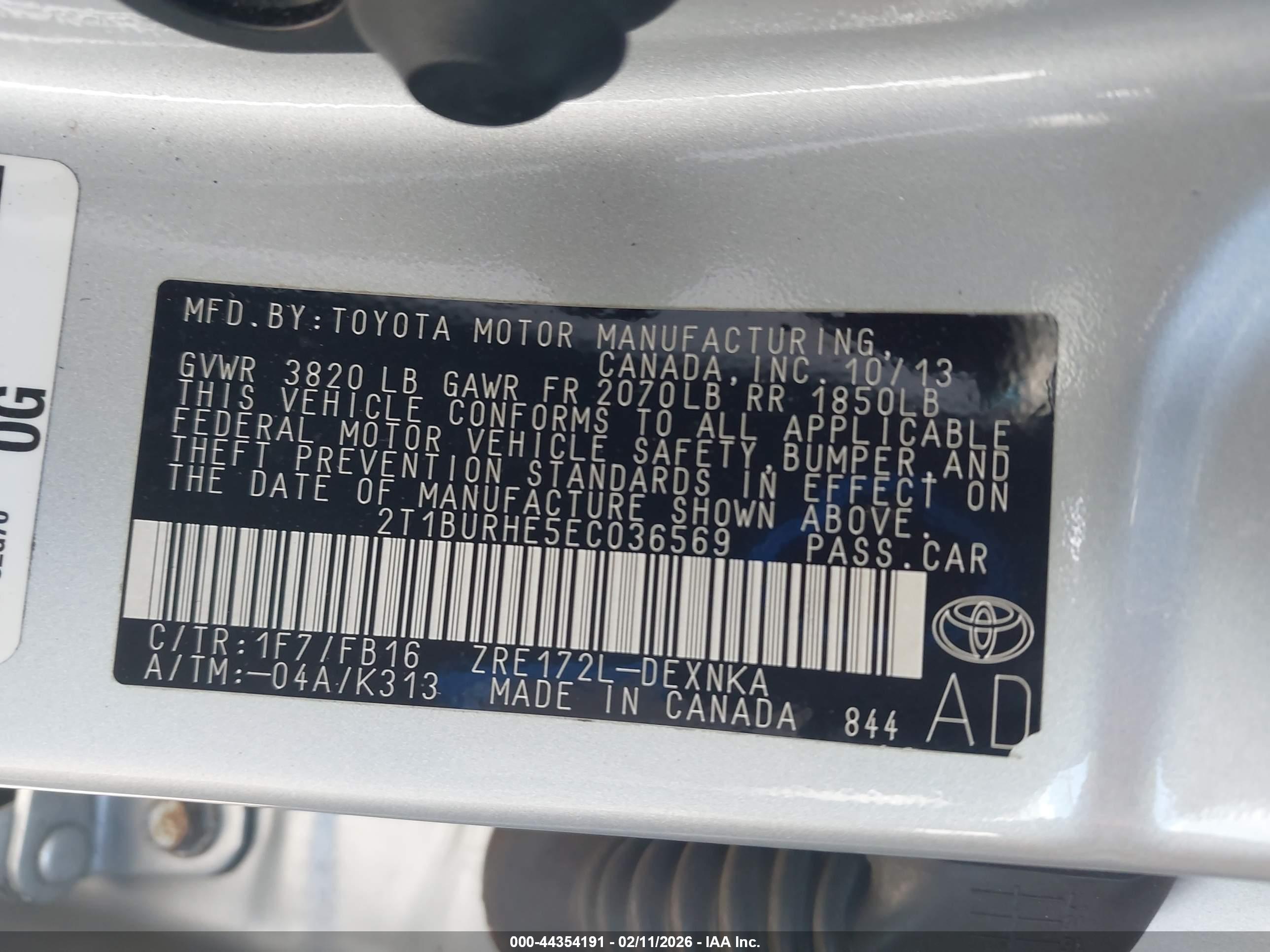 TOYOTA COROLLA image 9