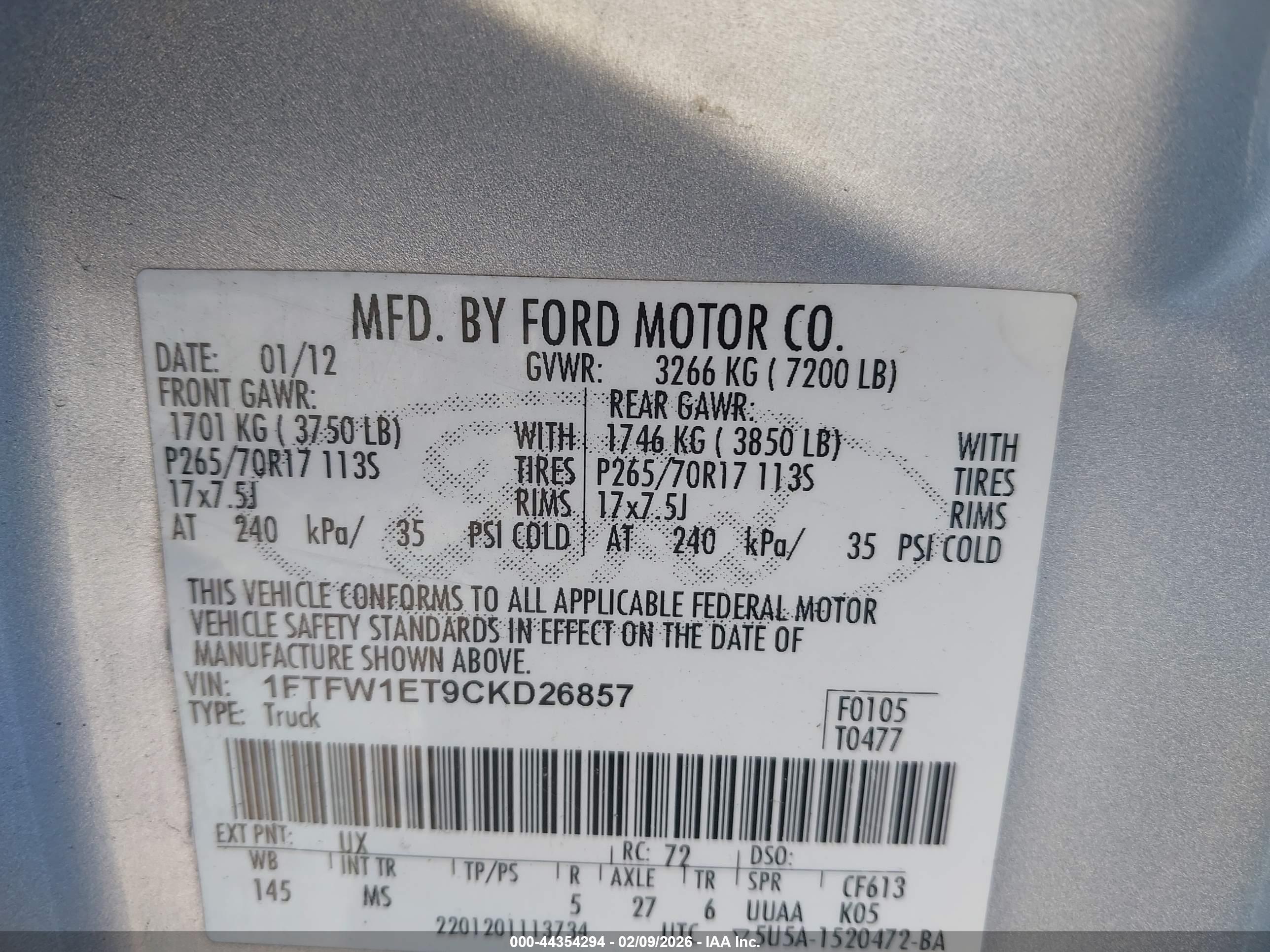 FORD F-150 image 9