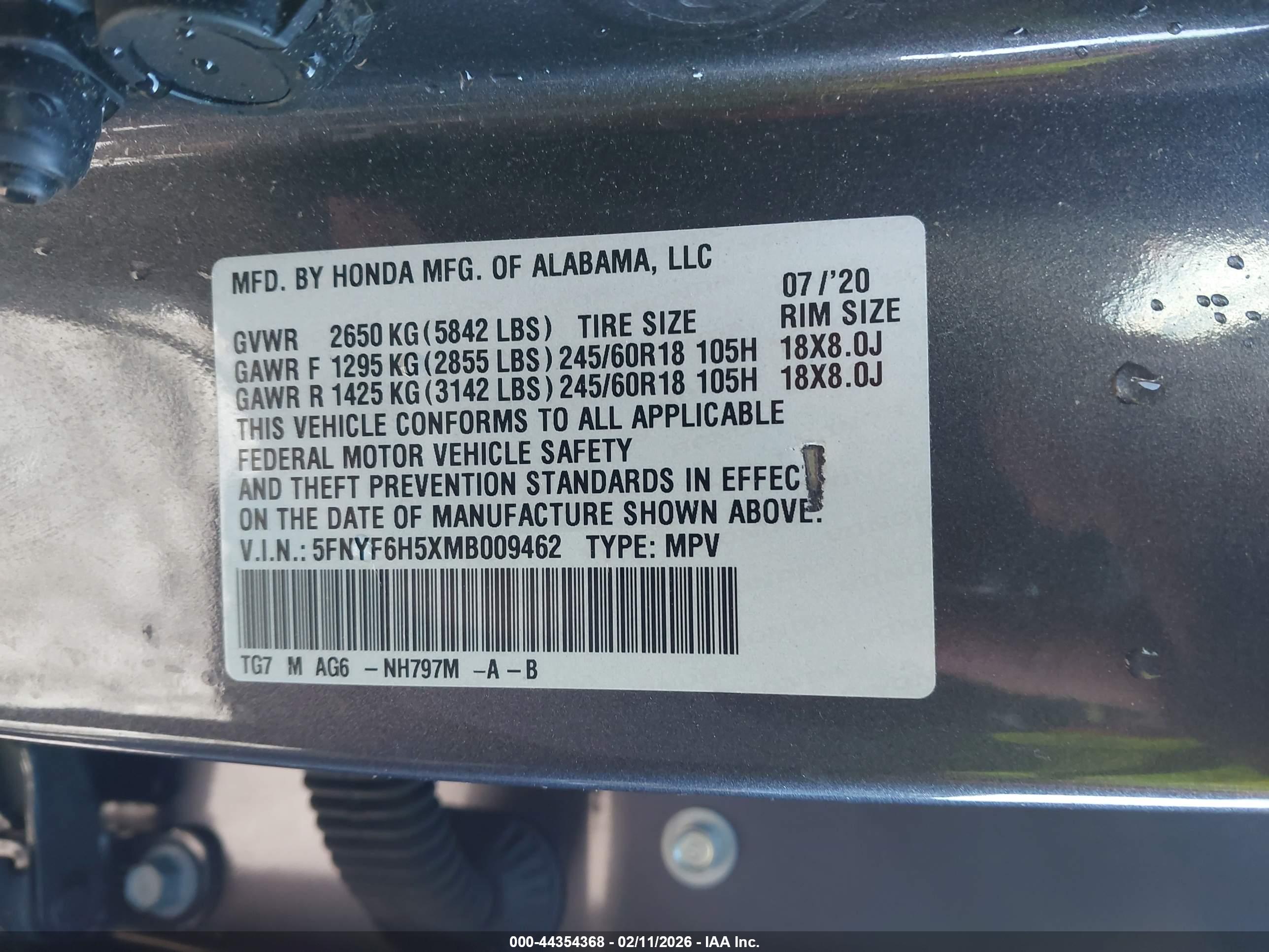 HONDA PILOT image 9
