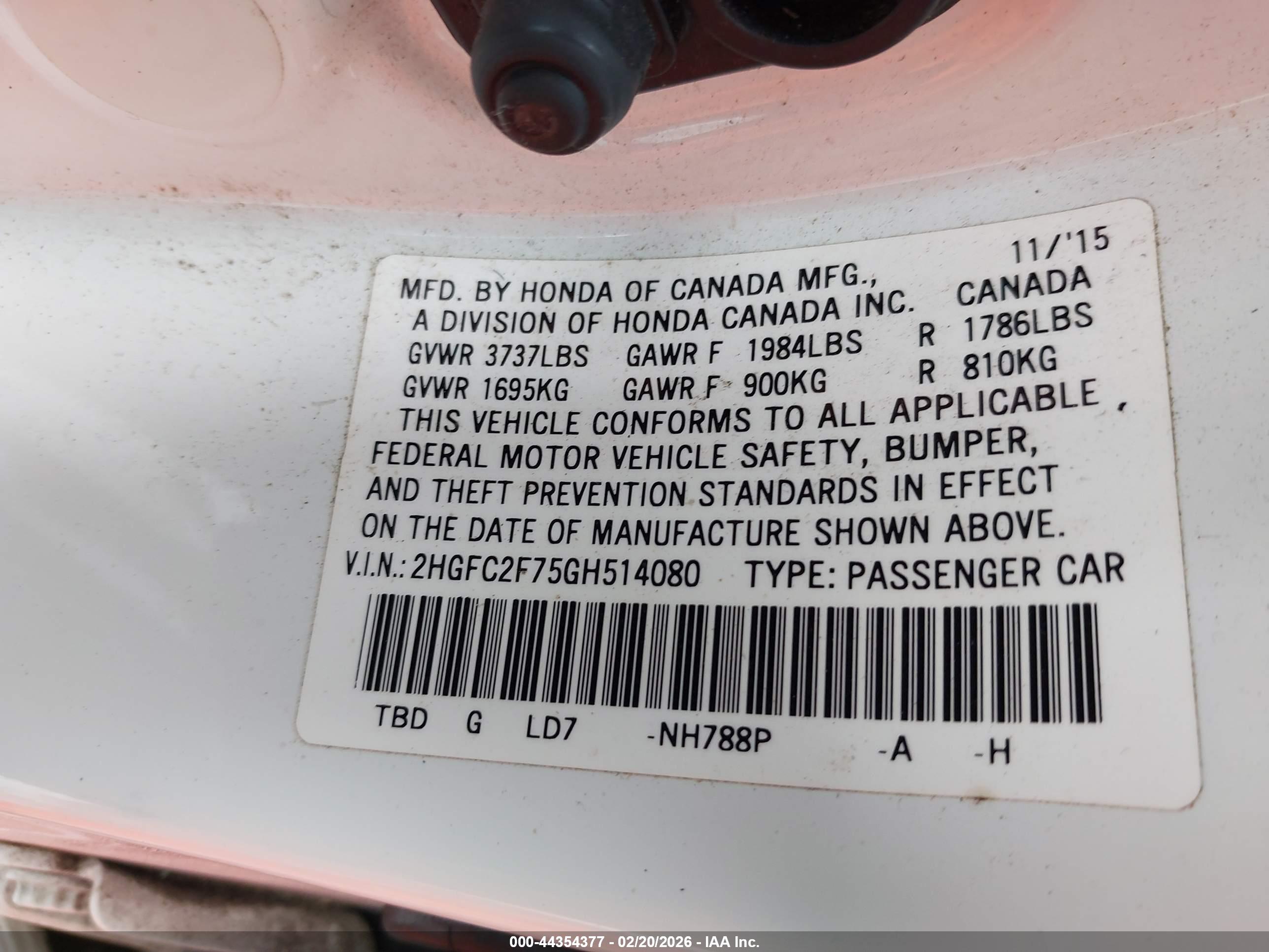 HONDA CIVIC image 9