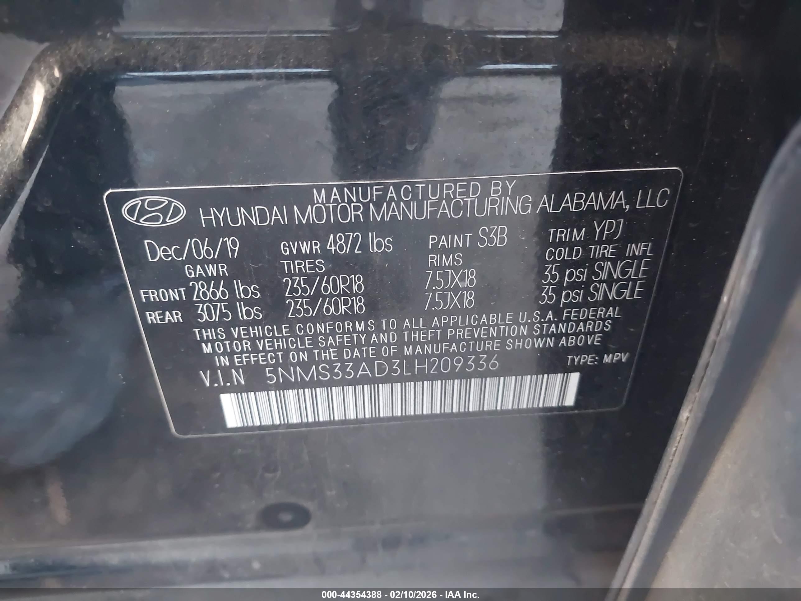 HYUNDAI SANTA image 9