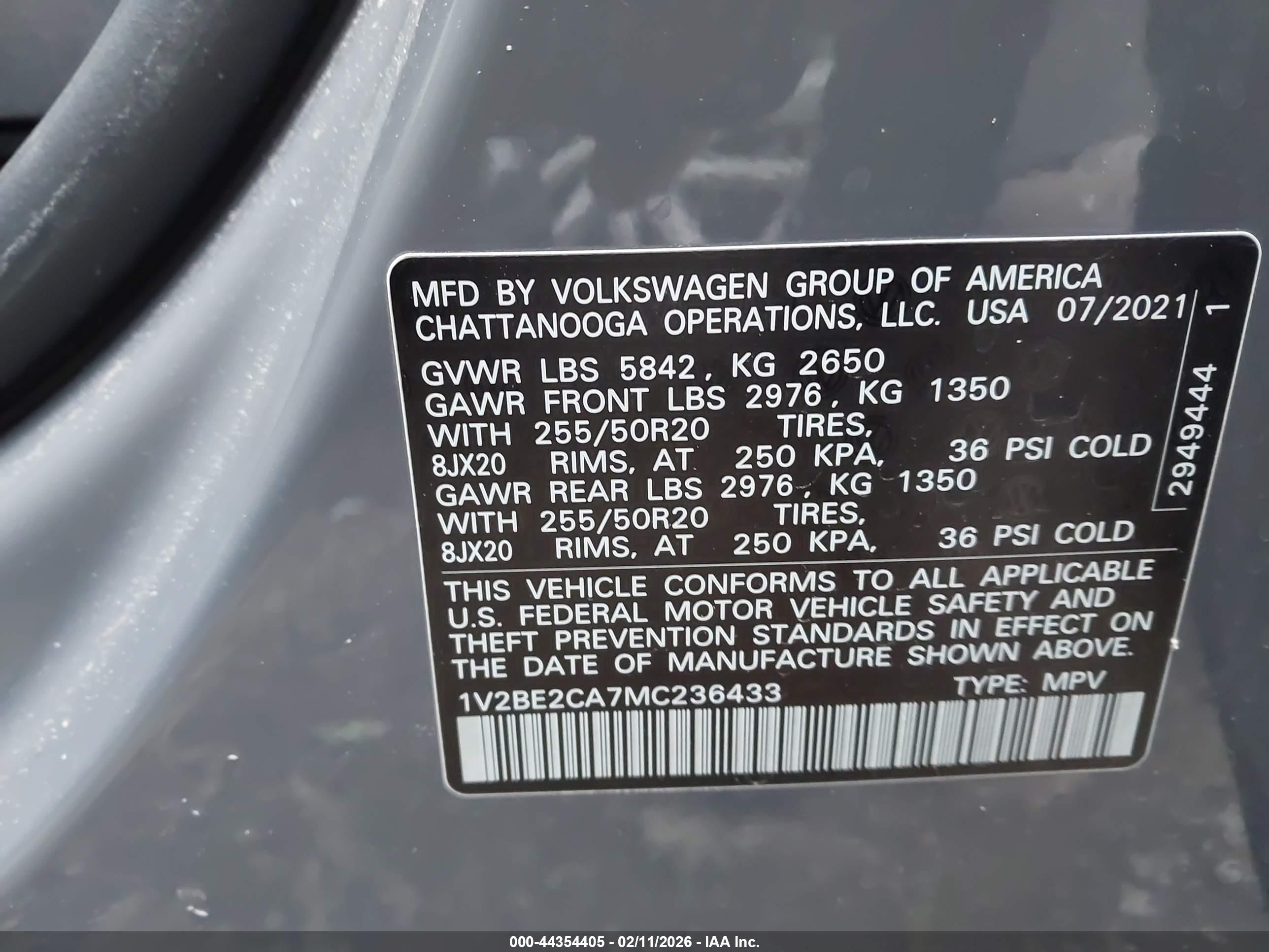 VOLKSWAGEN ATLAS image 9