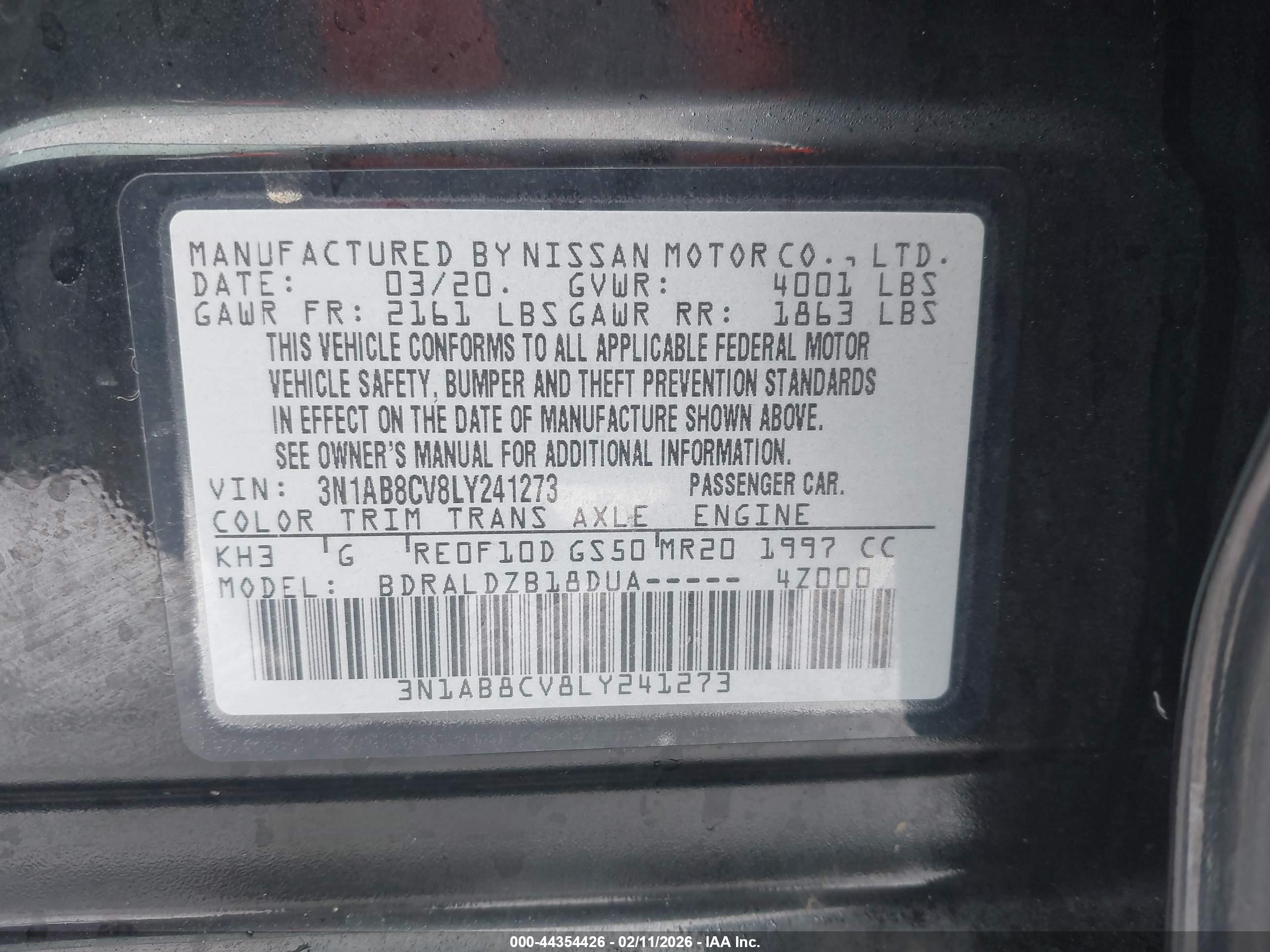 NISSAN SENTRA image 9