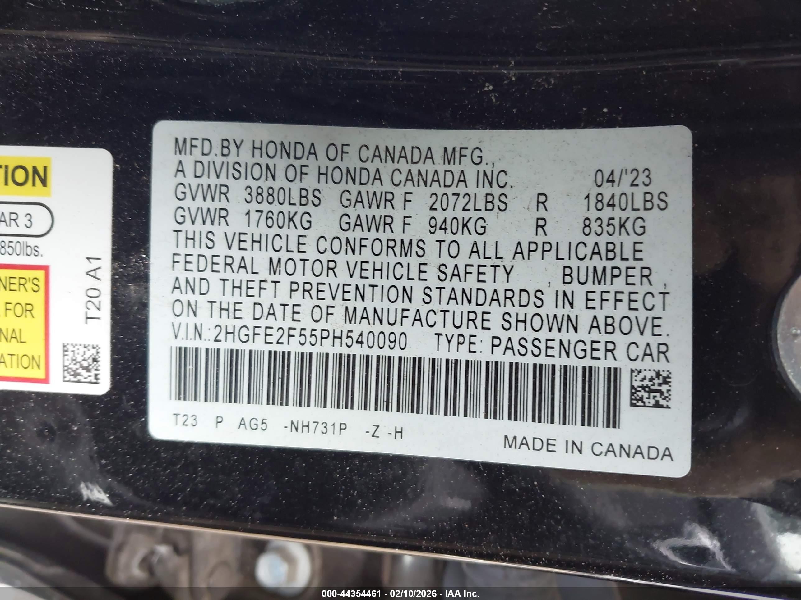 HONDA CIVIC image 9