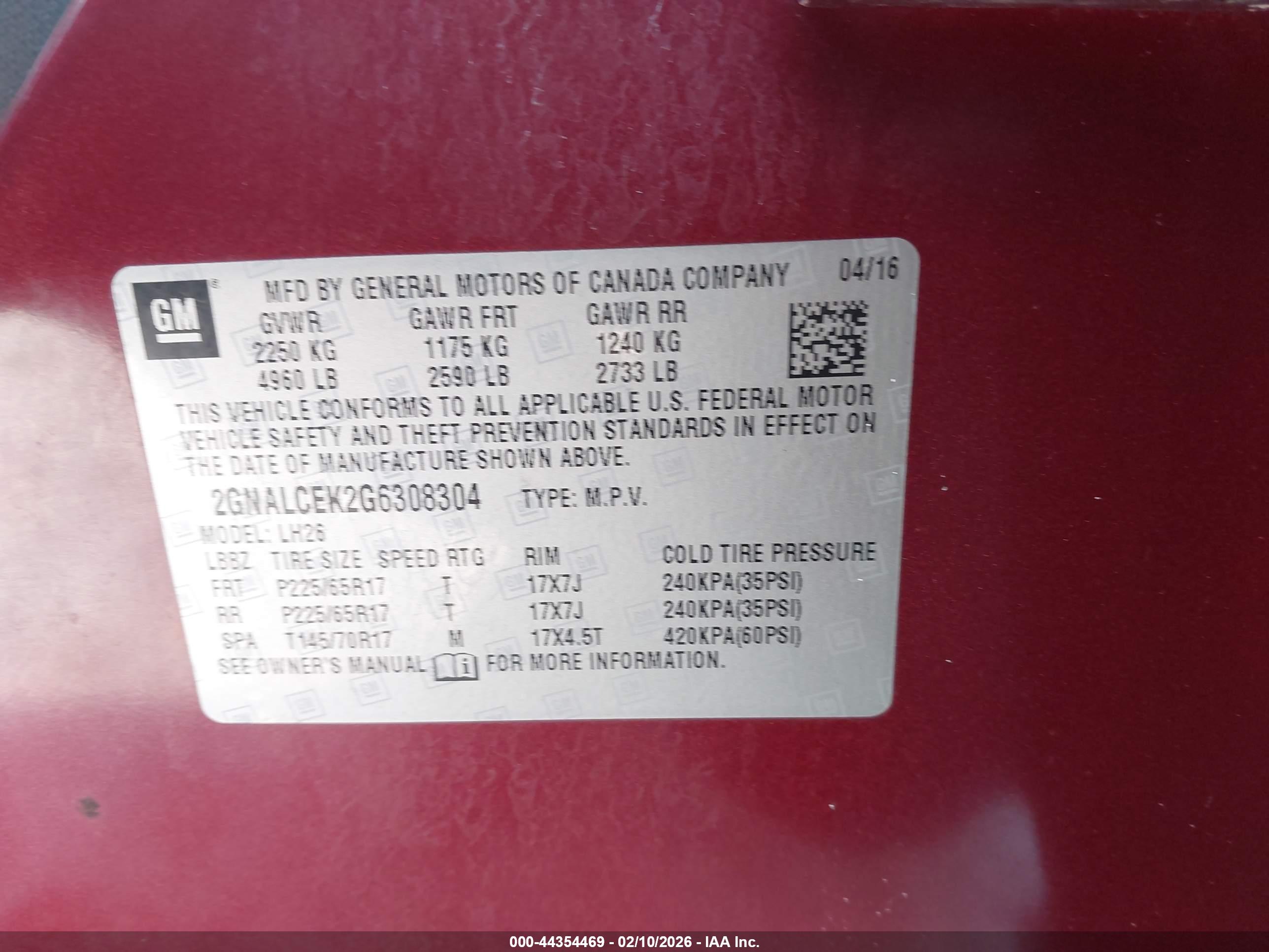 CHEVROLET EQUINOX image 9