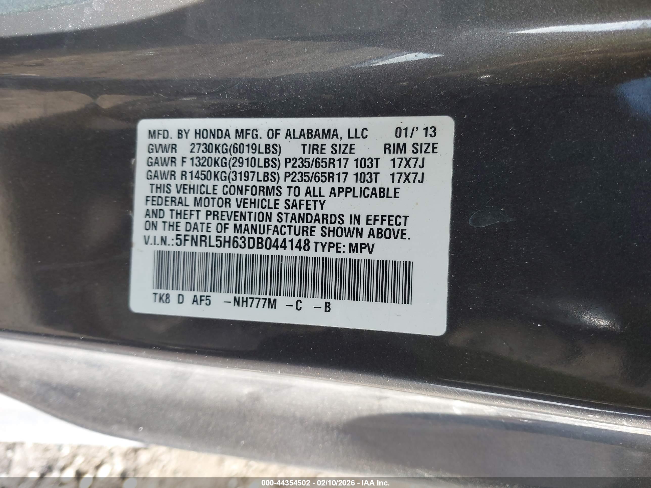 HONDA ODYSSEY image 9