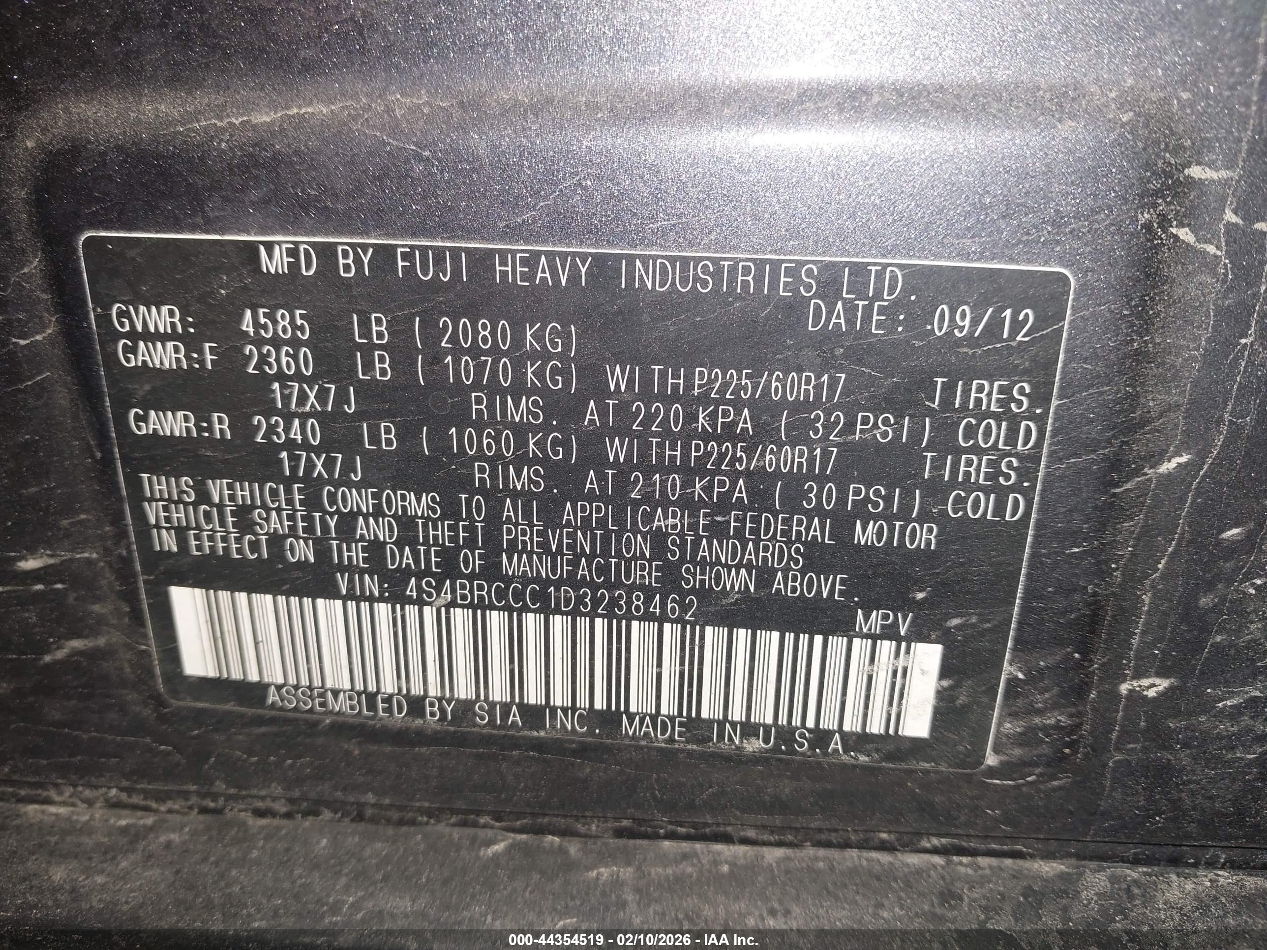 SUBARU OUTBACK image 9