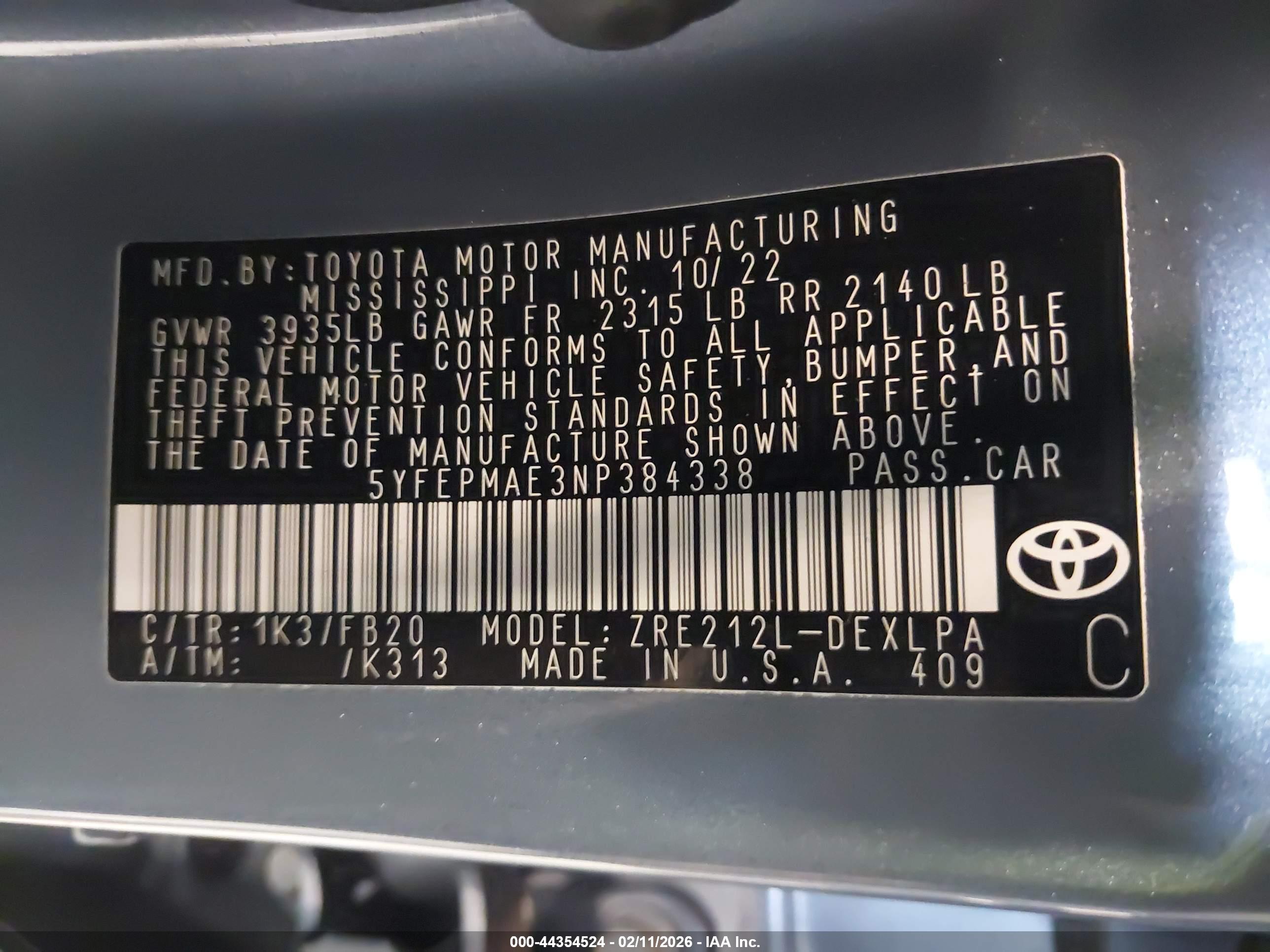 TOYOTA COROLLA image 9