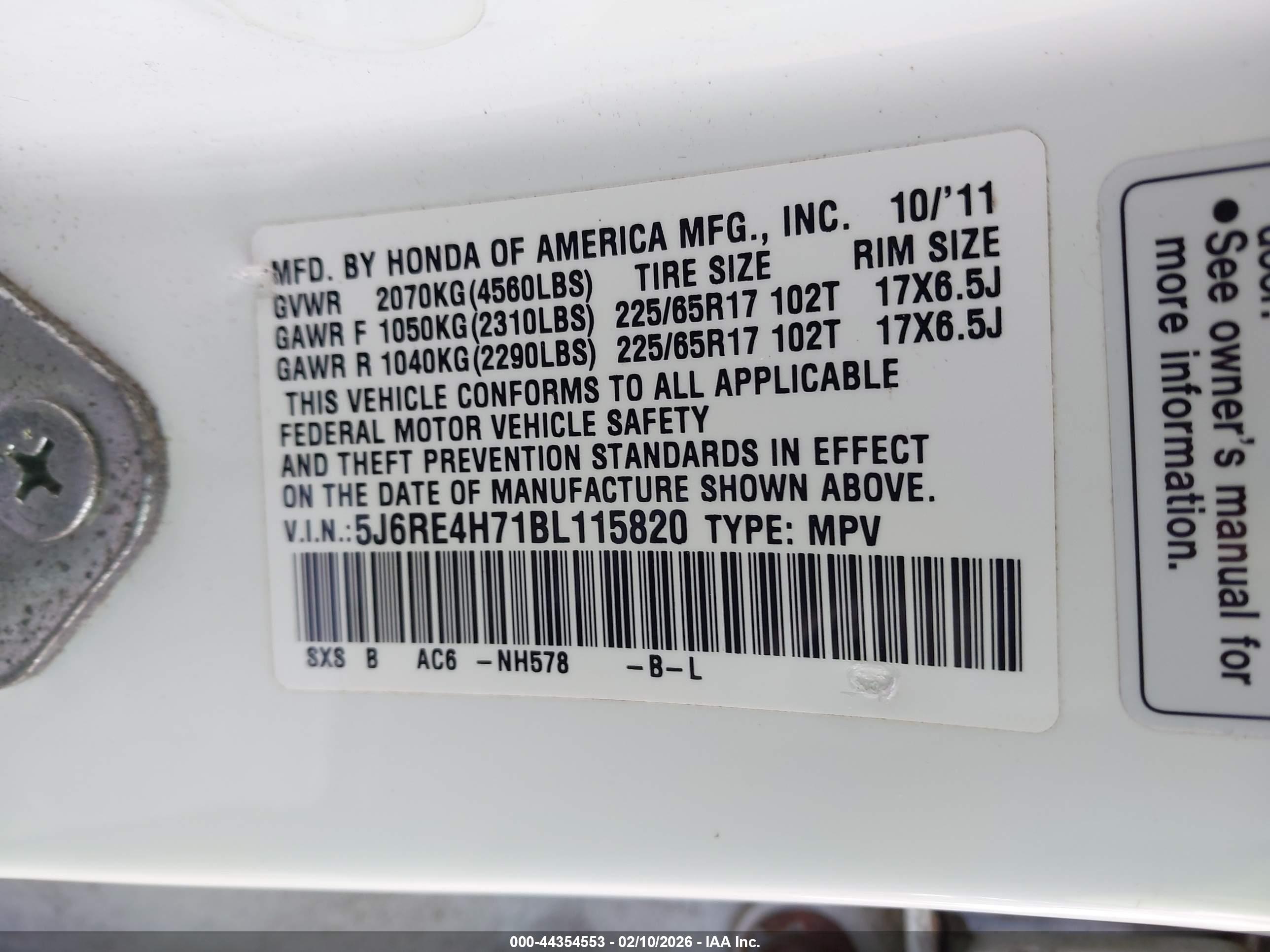 HONDA CR-V image 9