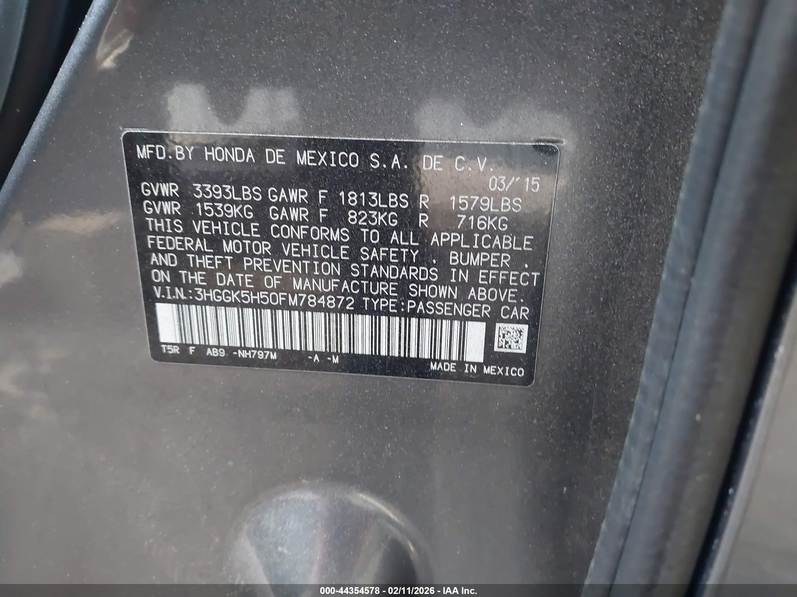 HONDA FIT image 9