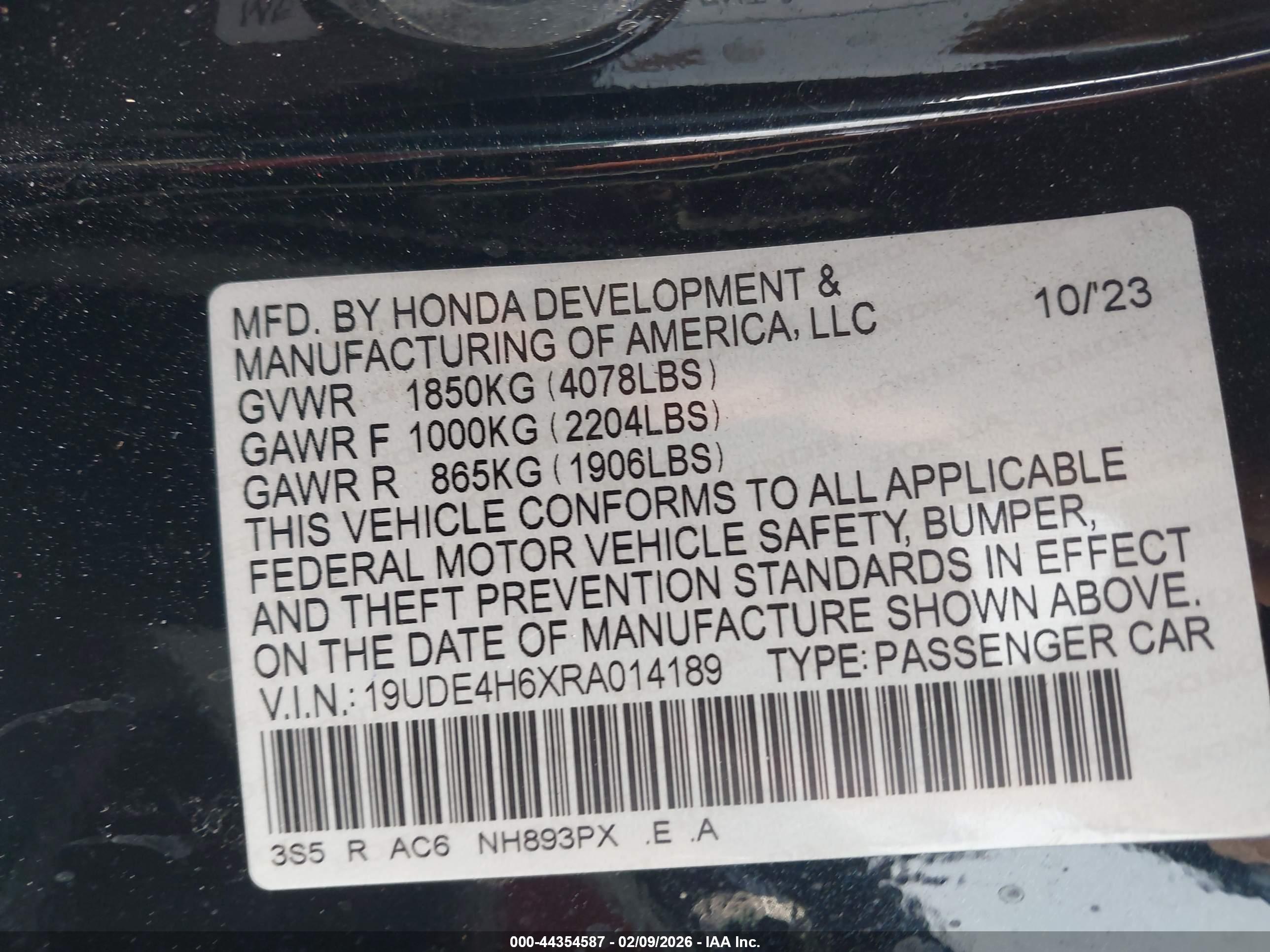 ACURA INTEGRA image 9