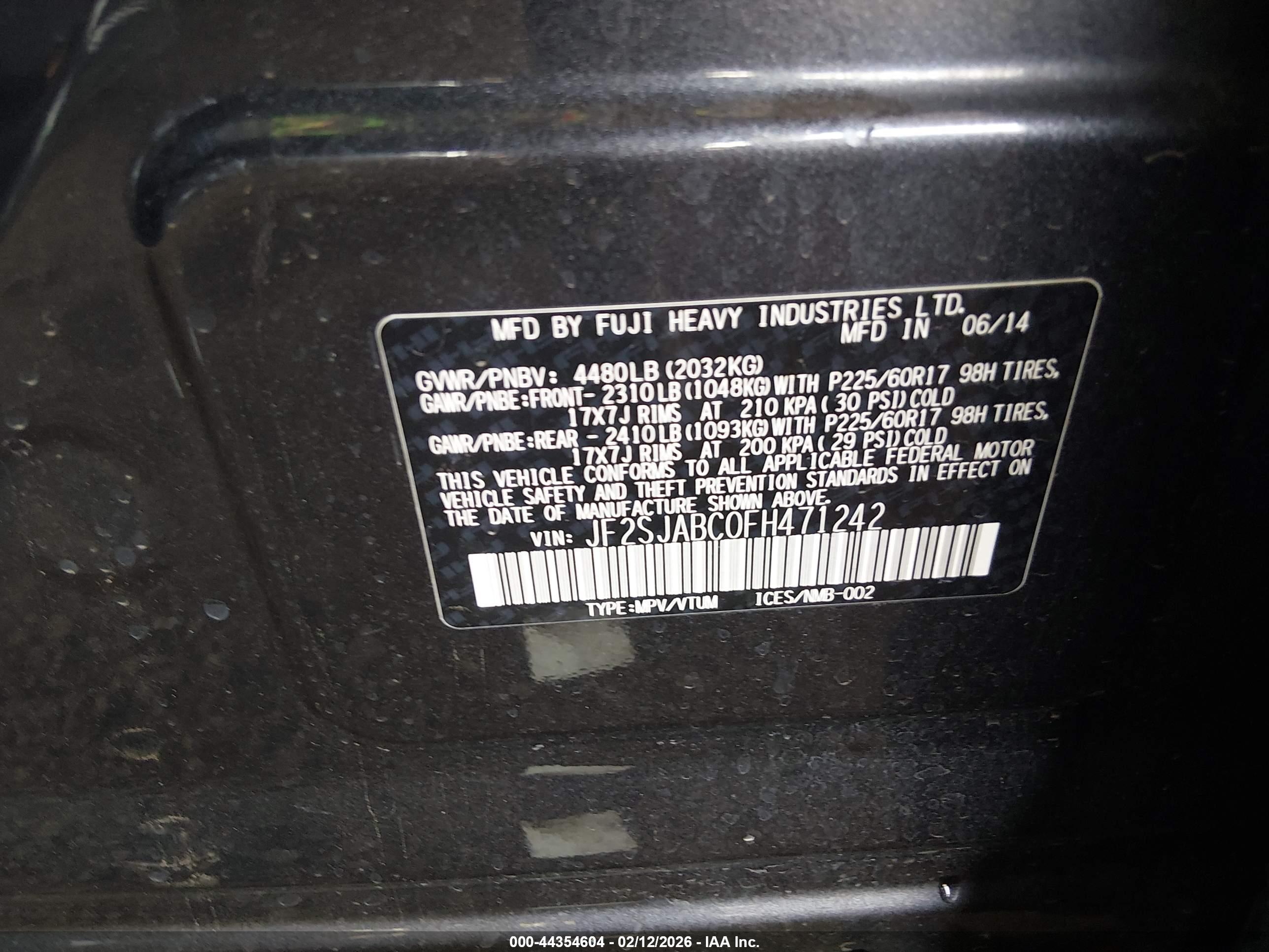 SUBARU FORESTER image 9