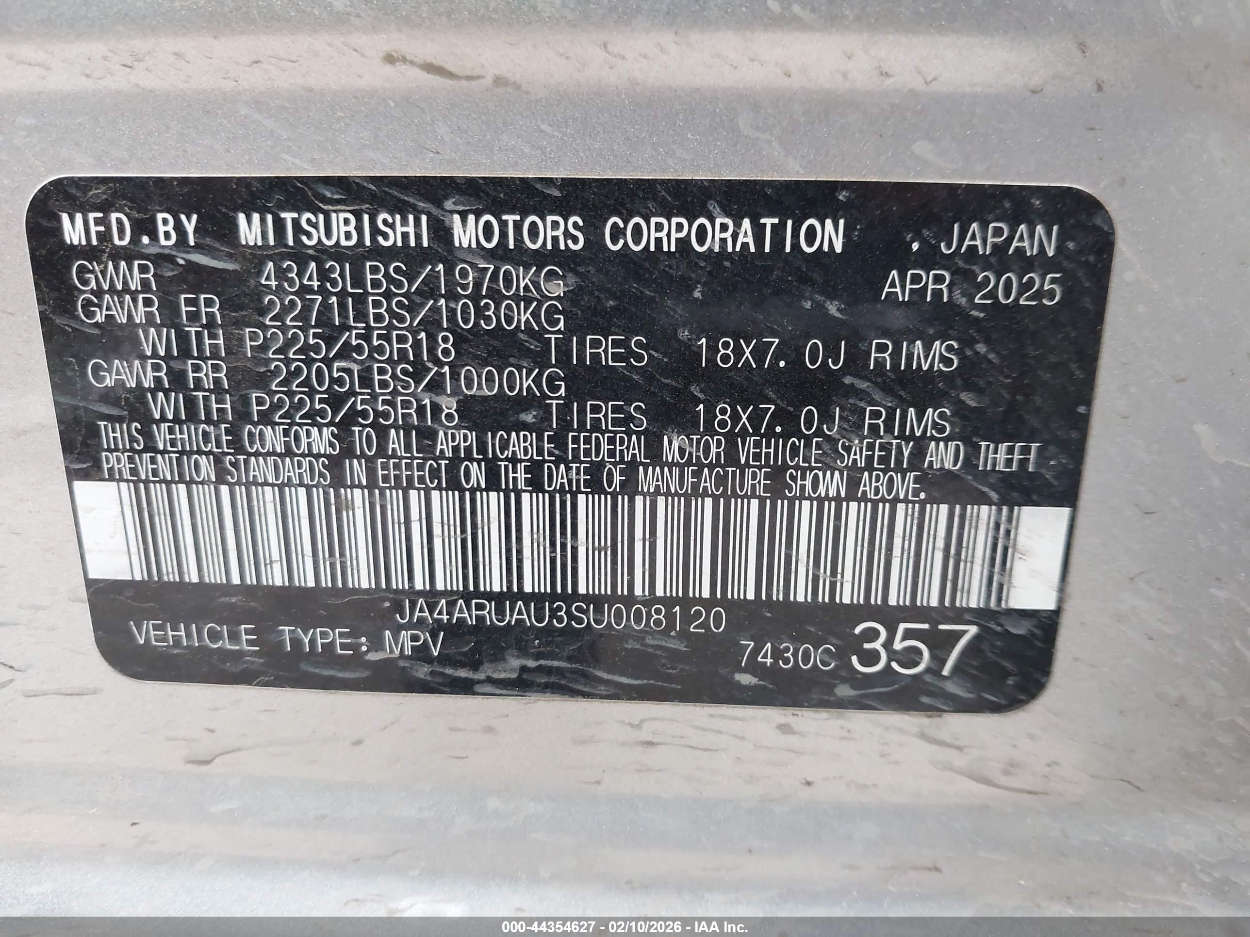 MITSUBISHI OUTLANDER image 9