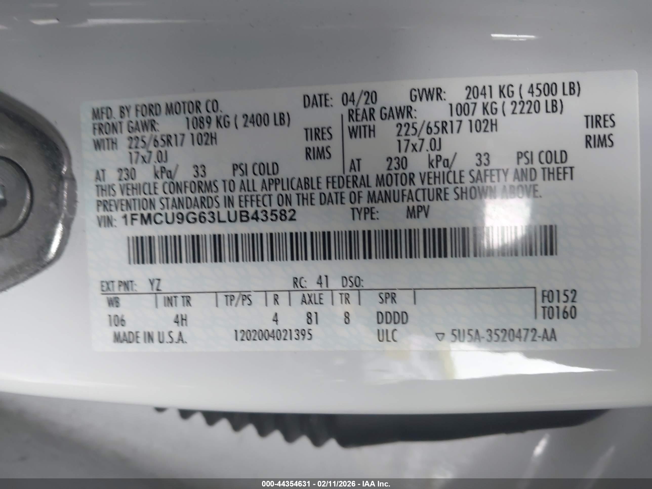 FORD ESCAPE image 9