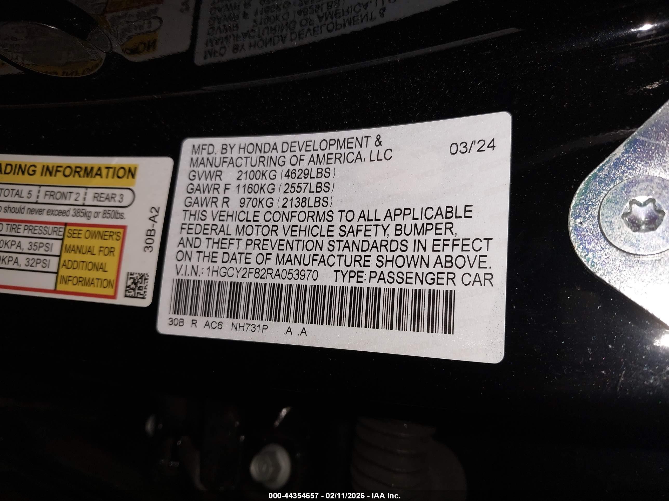 HONDA ACCORD image 9