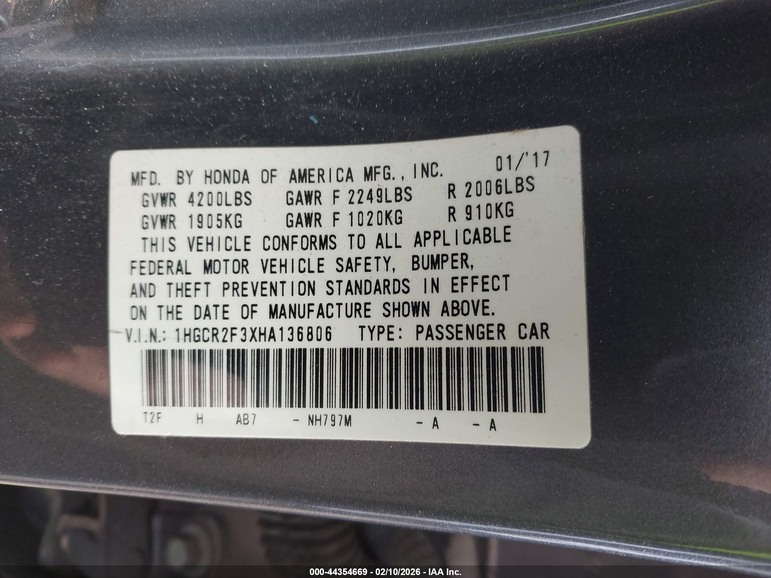 HONDA ACCORD image 9