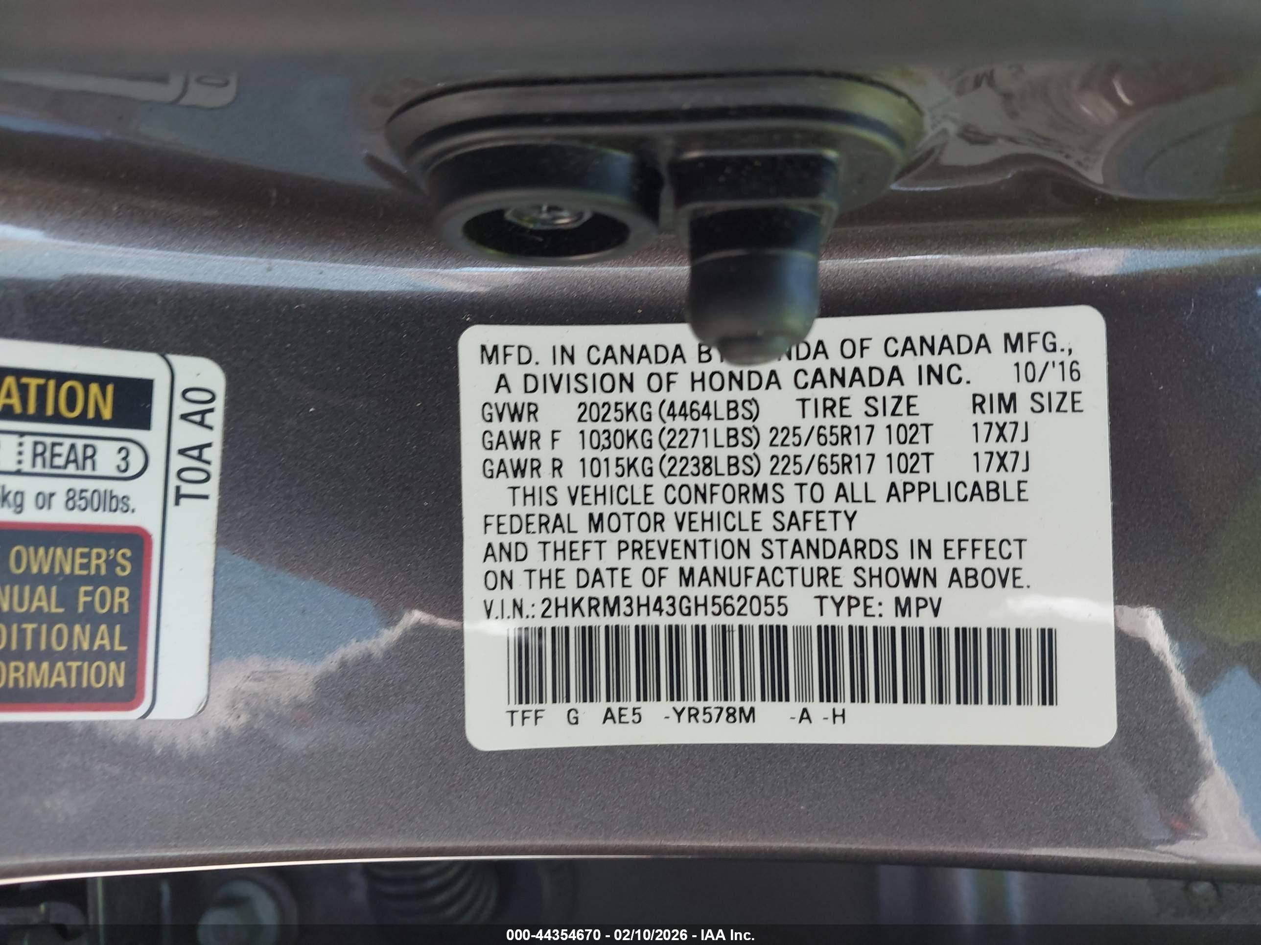HONDA CR-V image 9