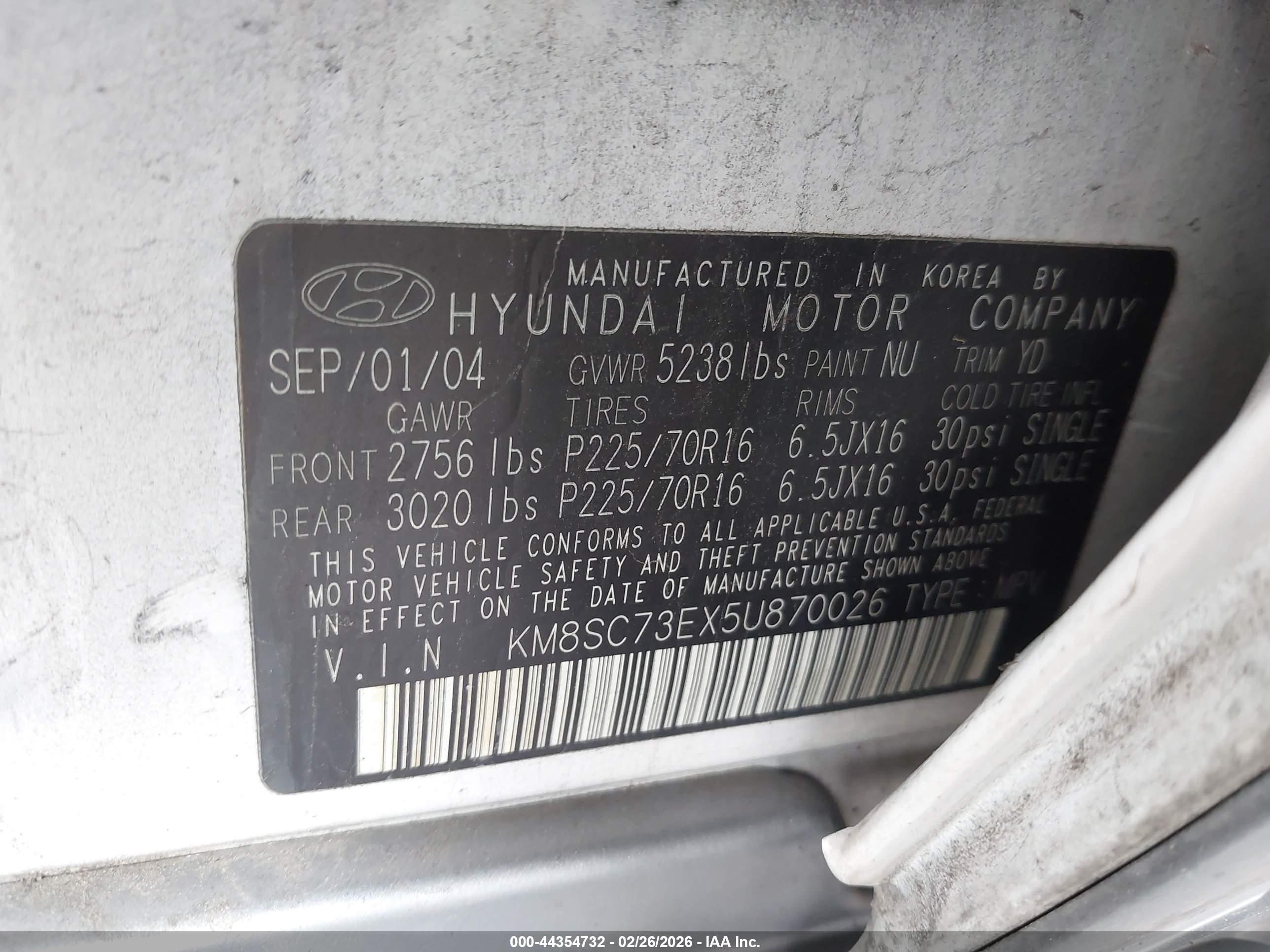 HYUNDAI SANTA image 9