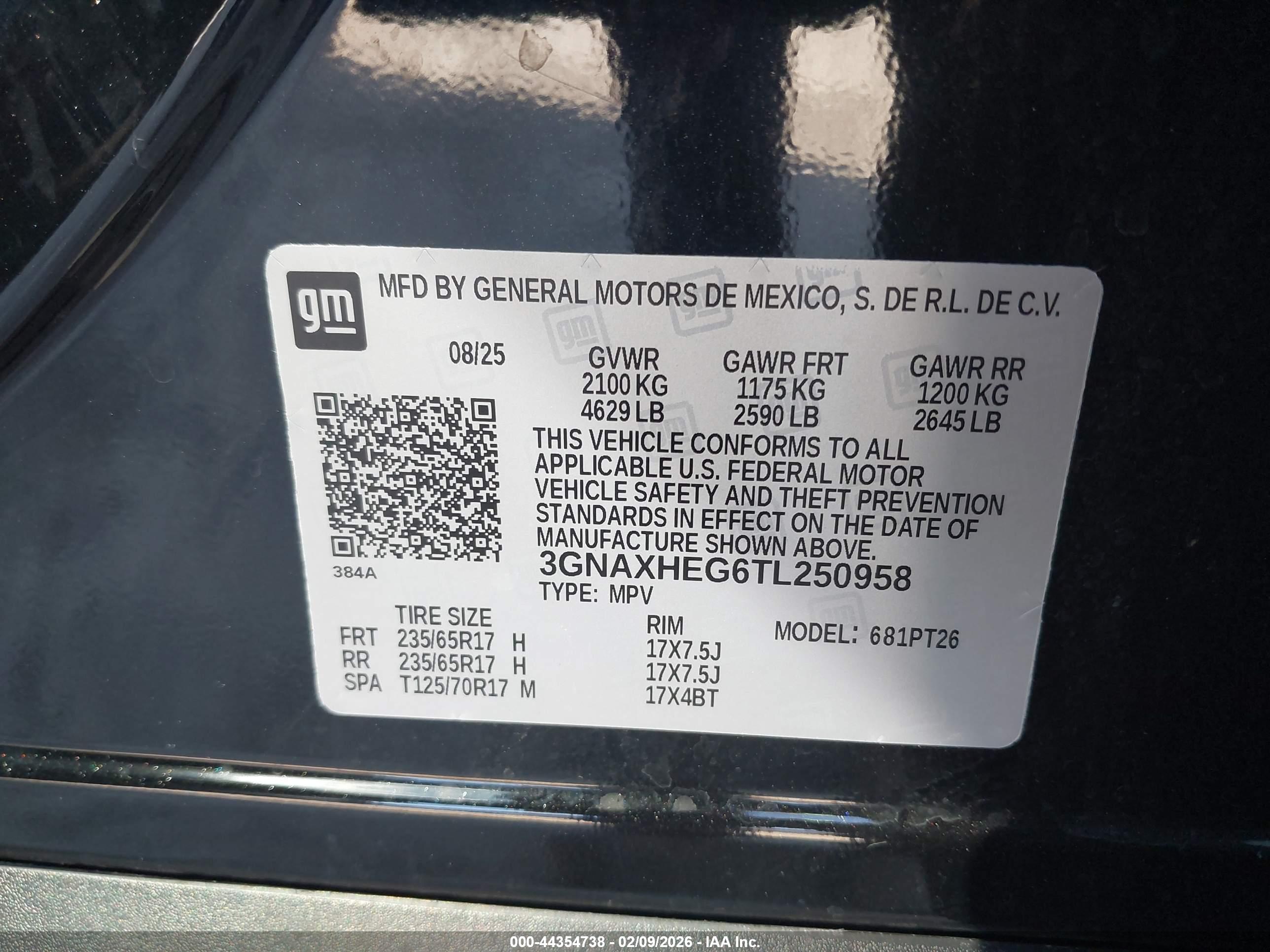 CHEVROLET EQUINOX image 9