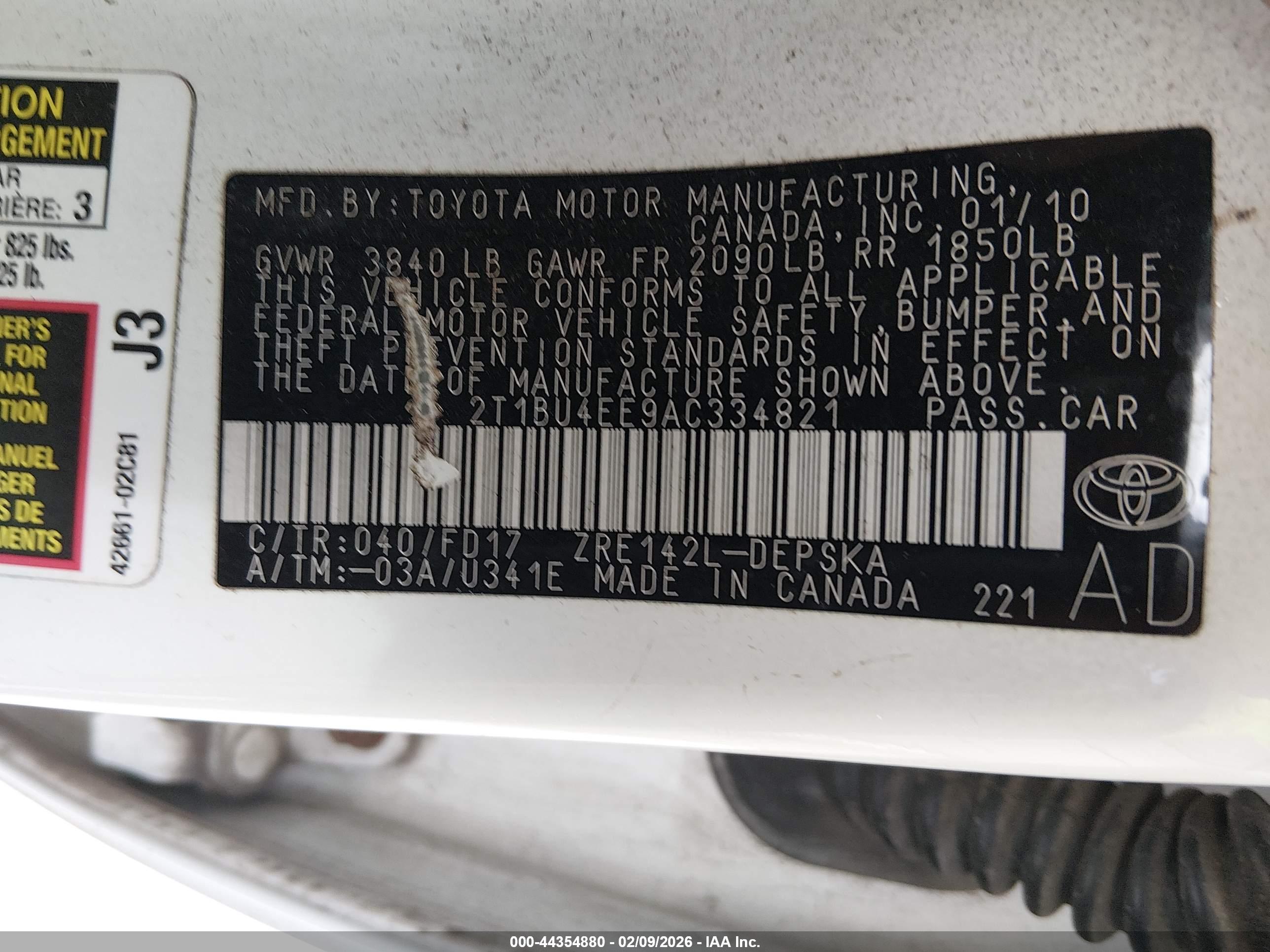 TOYOTA COROLLA image 9