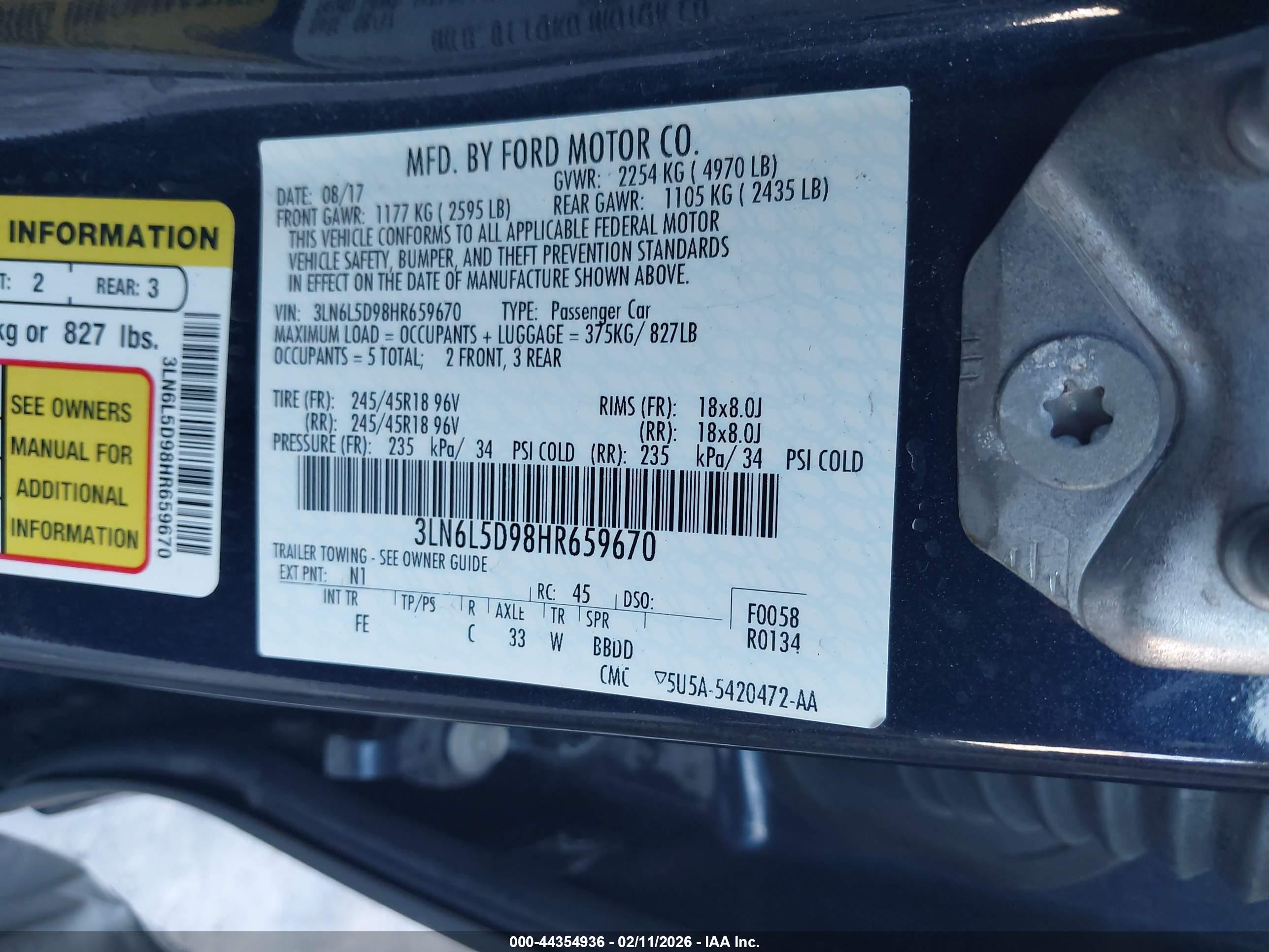 LINCOLN MKZ image 9
