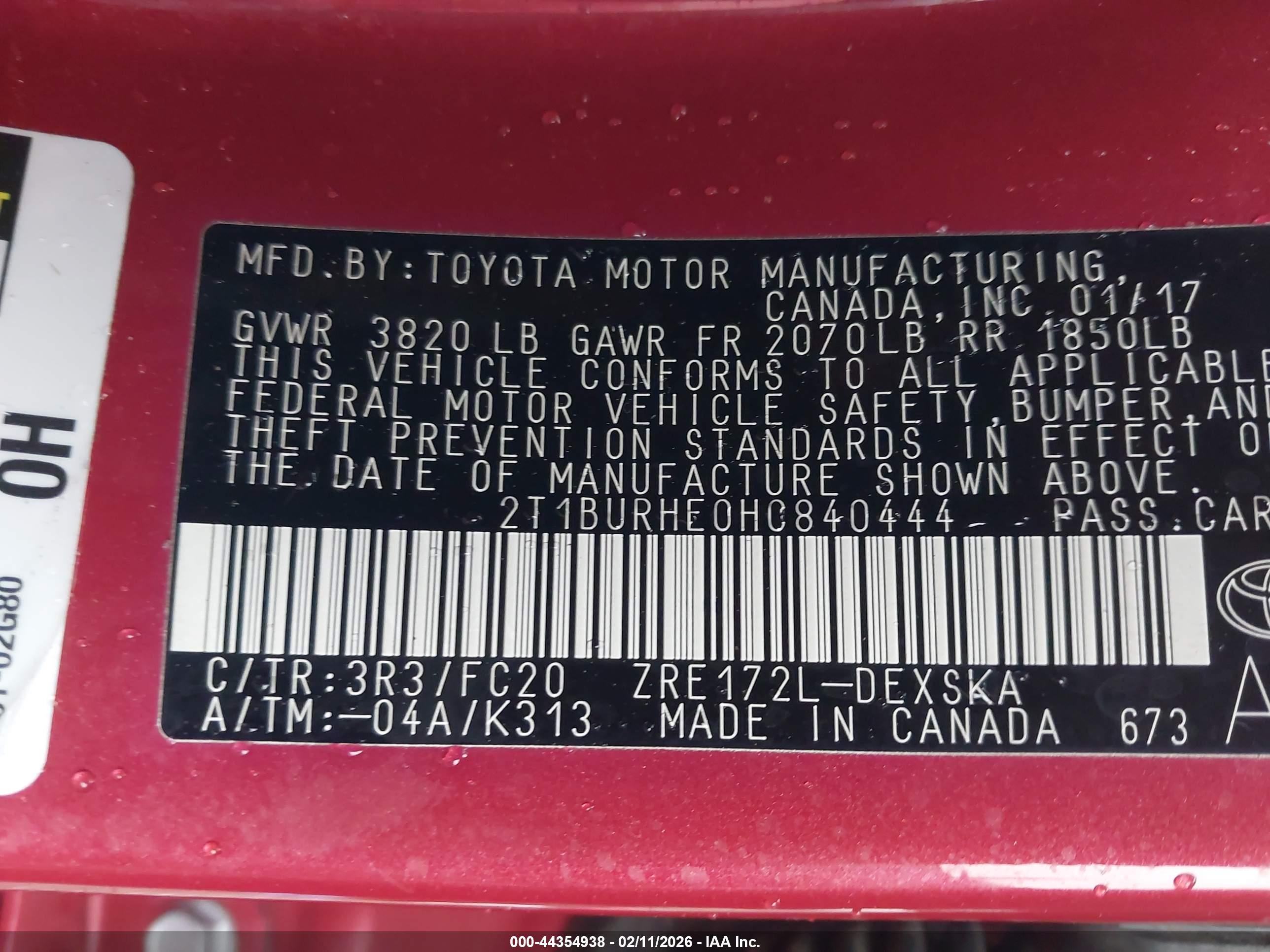 TOYOTA COROLLA image 9