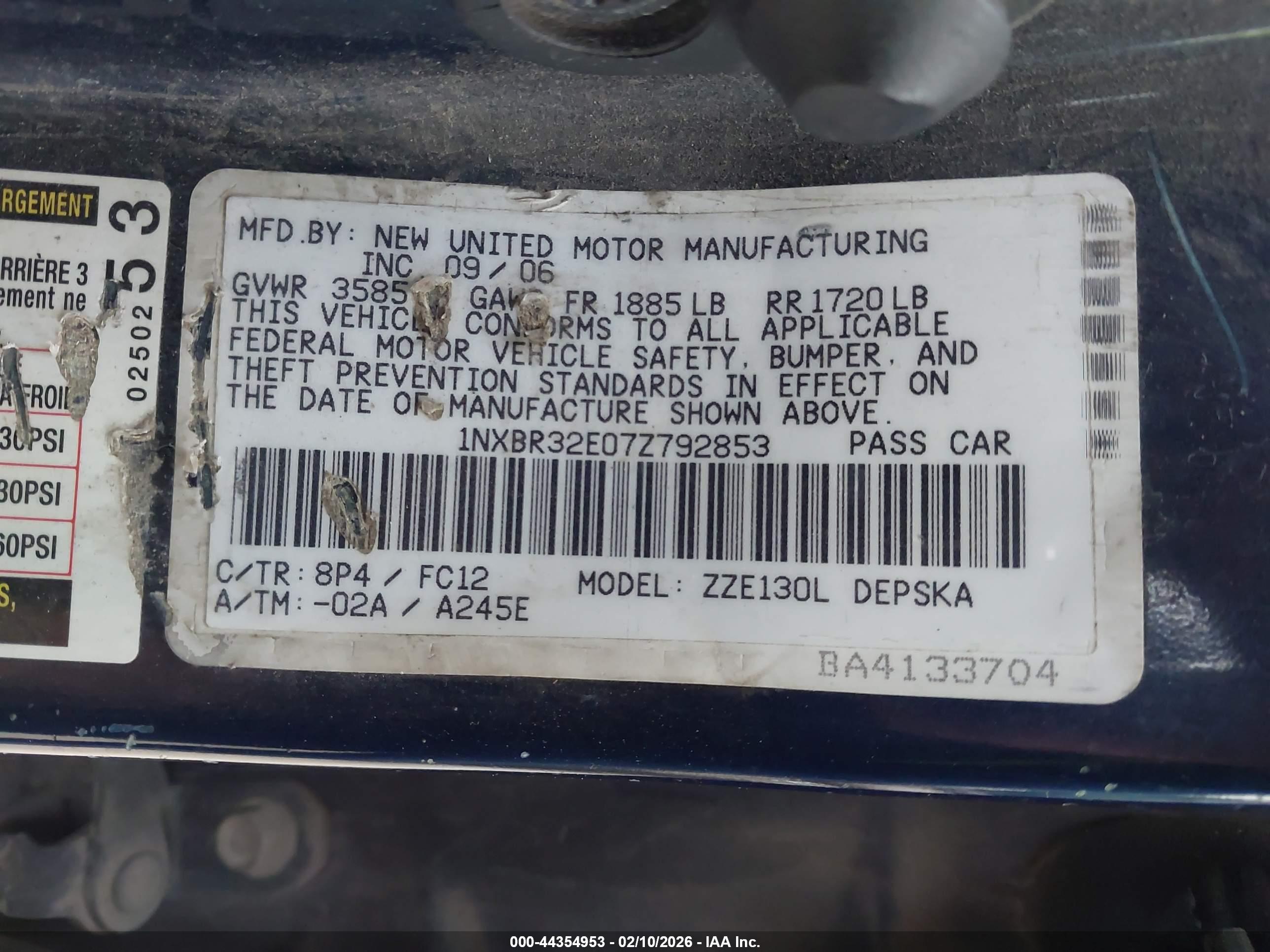 TOYOTA COROLLA image 9