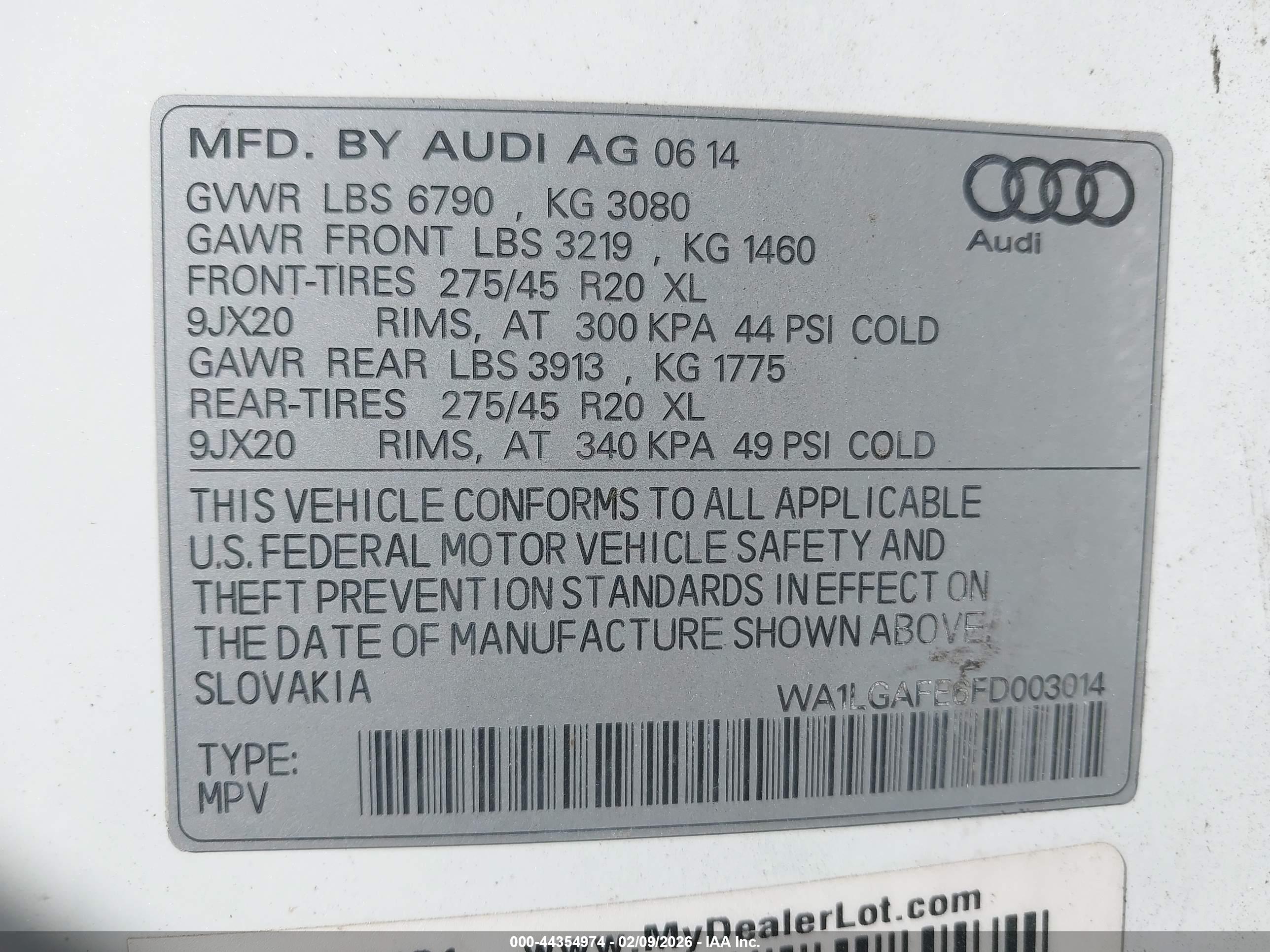 AUDI Q7 image 9