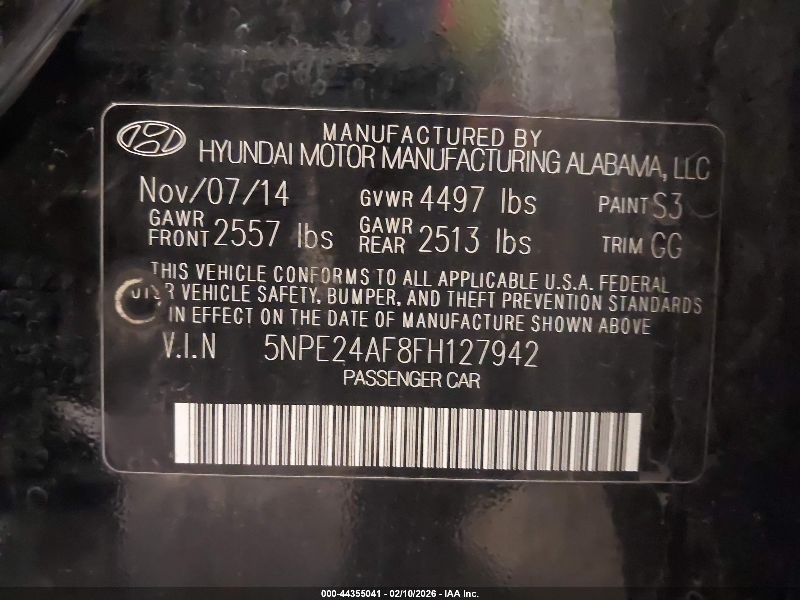 HYUNDAI SONATA image 9