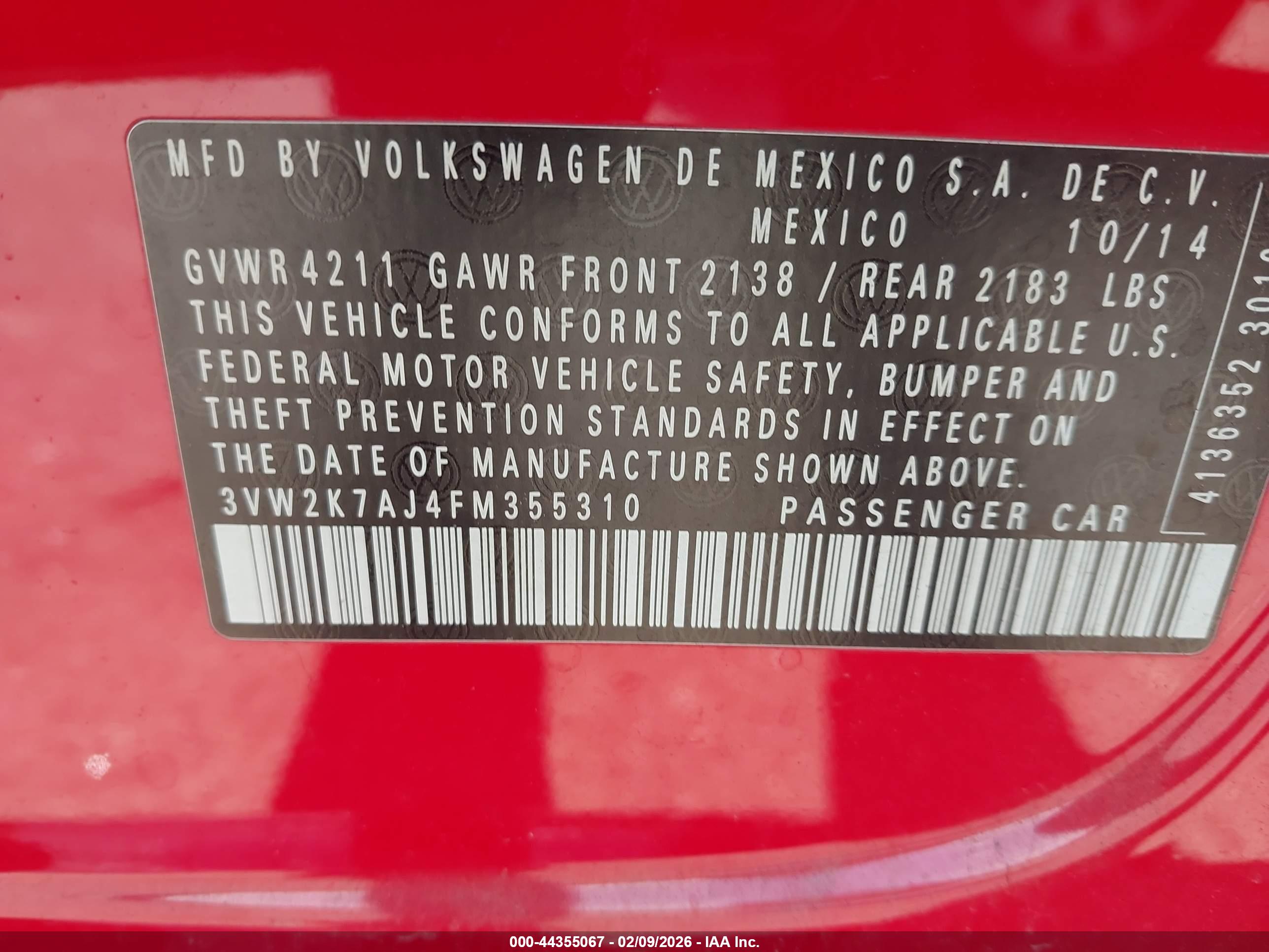 VOLKSWAGEN JETTA image 9