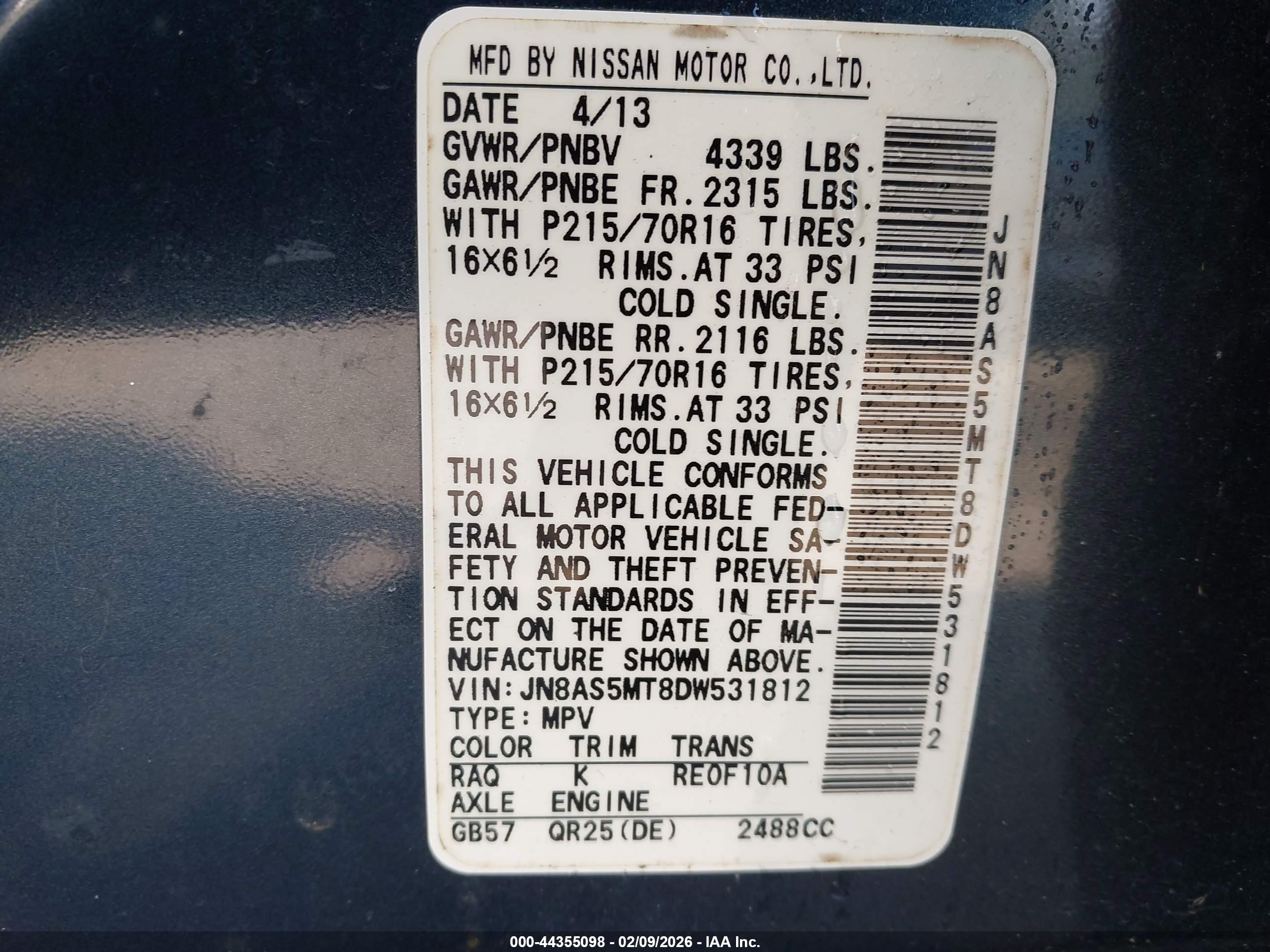 NISSAN ROGUE image 9