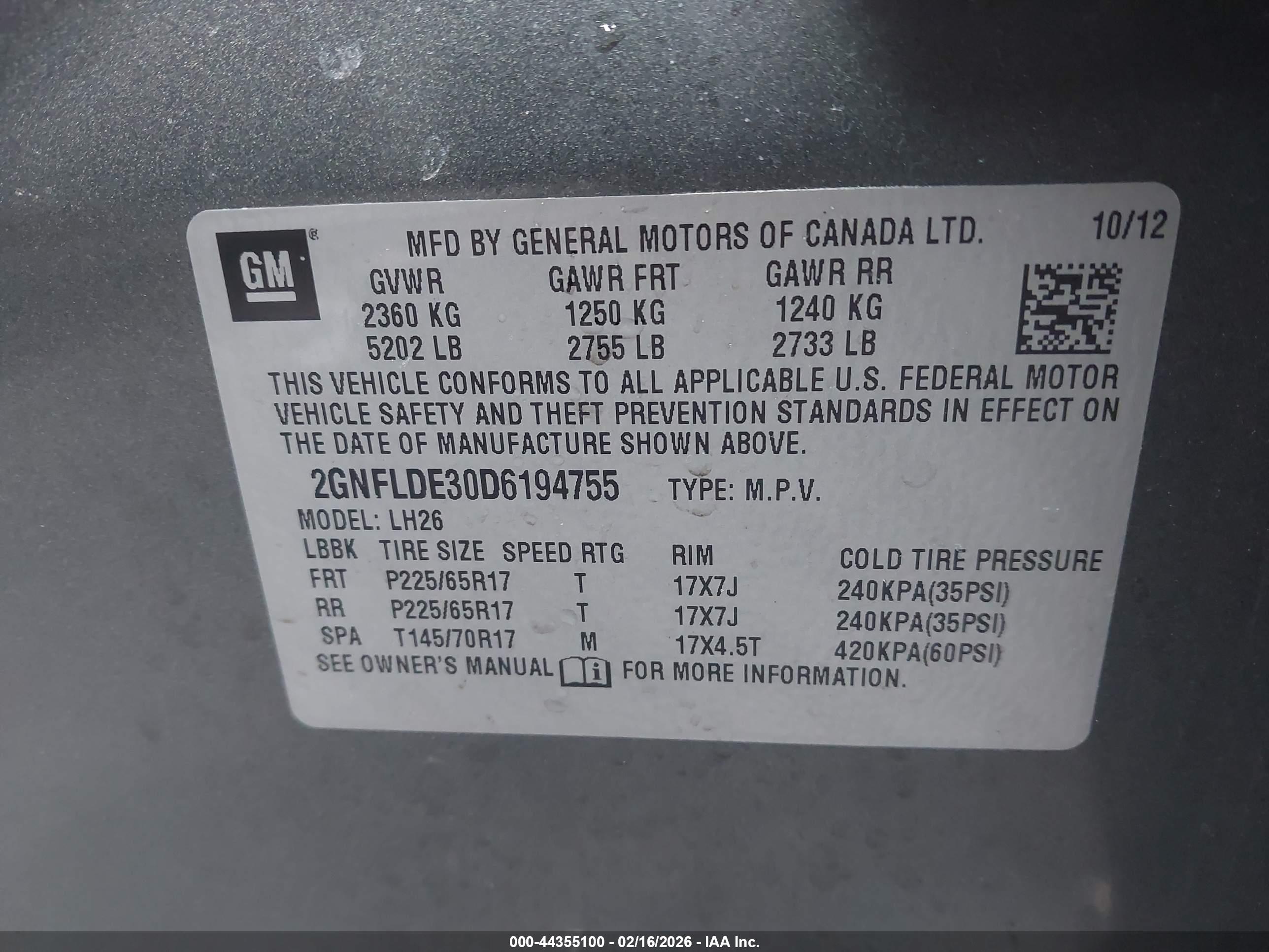 CHEVROLET EQUINOX image 9