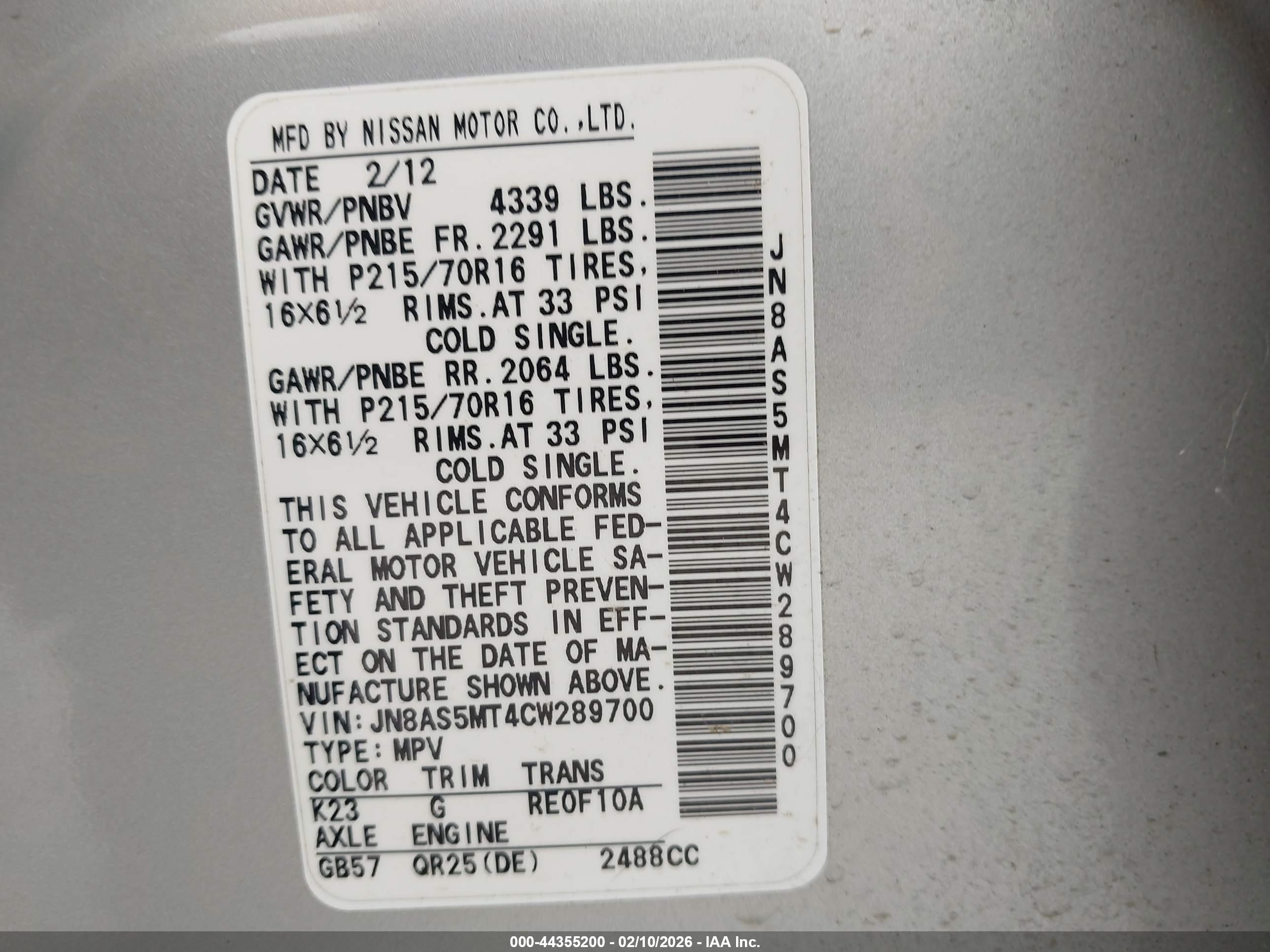 NISSAN ROGUE image 9